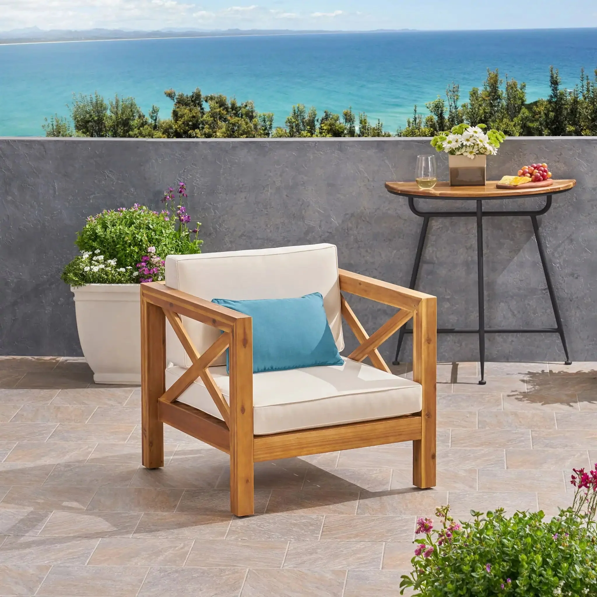 Brava - Mid - Century Modern Club Chair With Water Resistant Cushions - Image 13