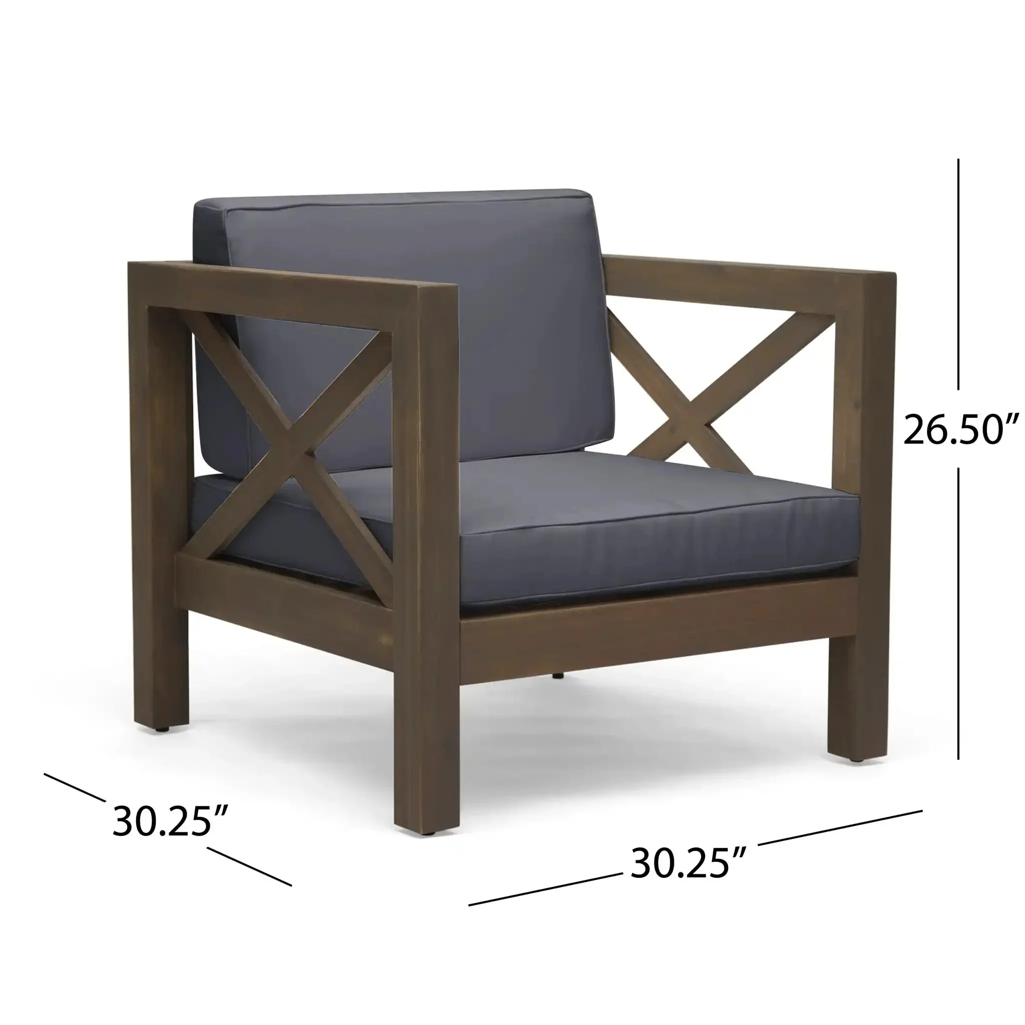 Brava - Mid - Century Modern Club Chair With Water Resistant Cushions - Image 15