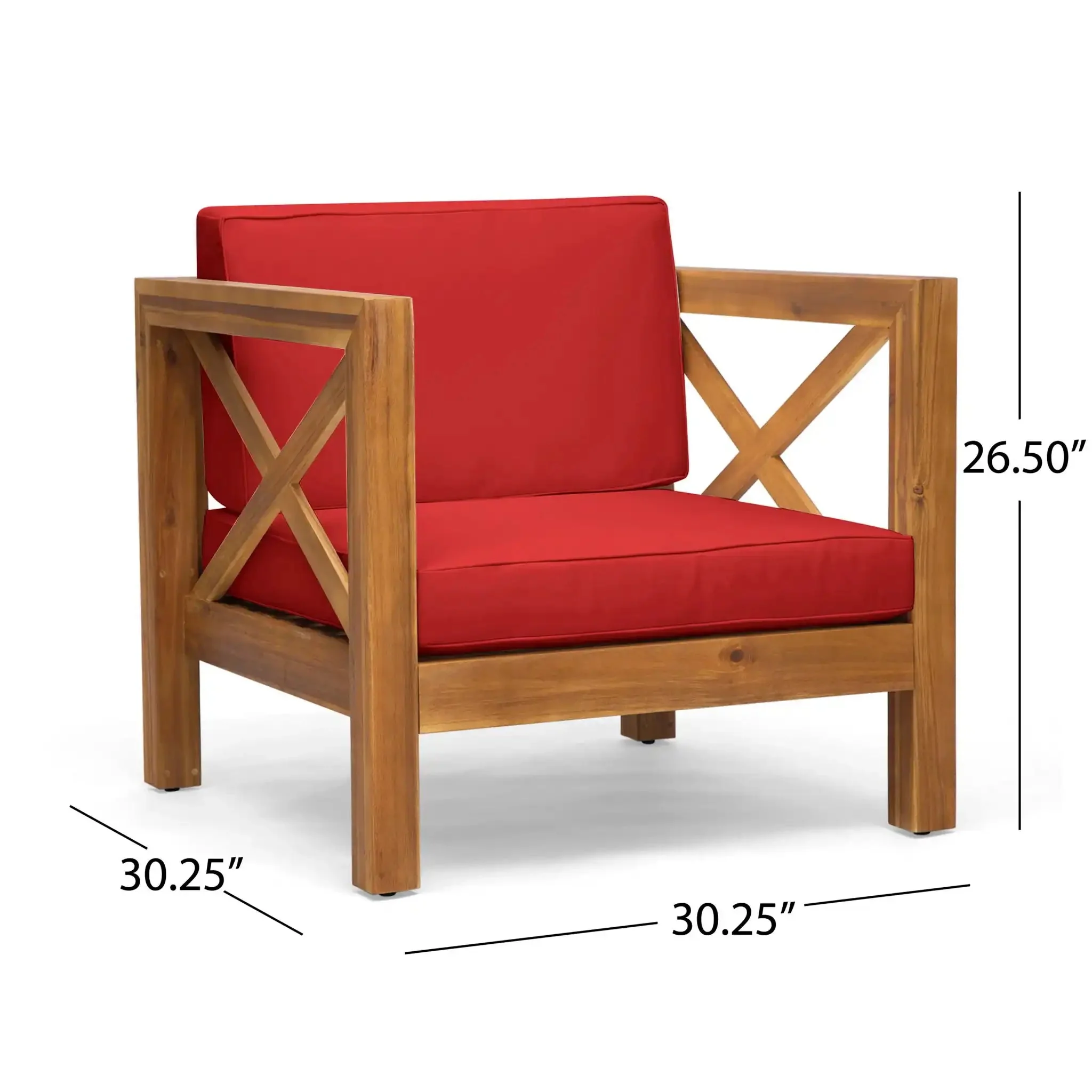 Brava - Mid - Century Modern Club Chair With Water Resistant Cushions - Image 16