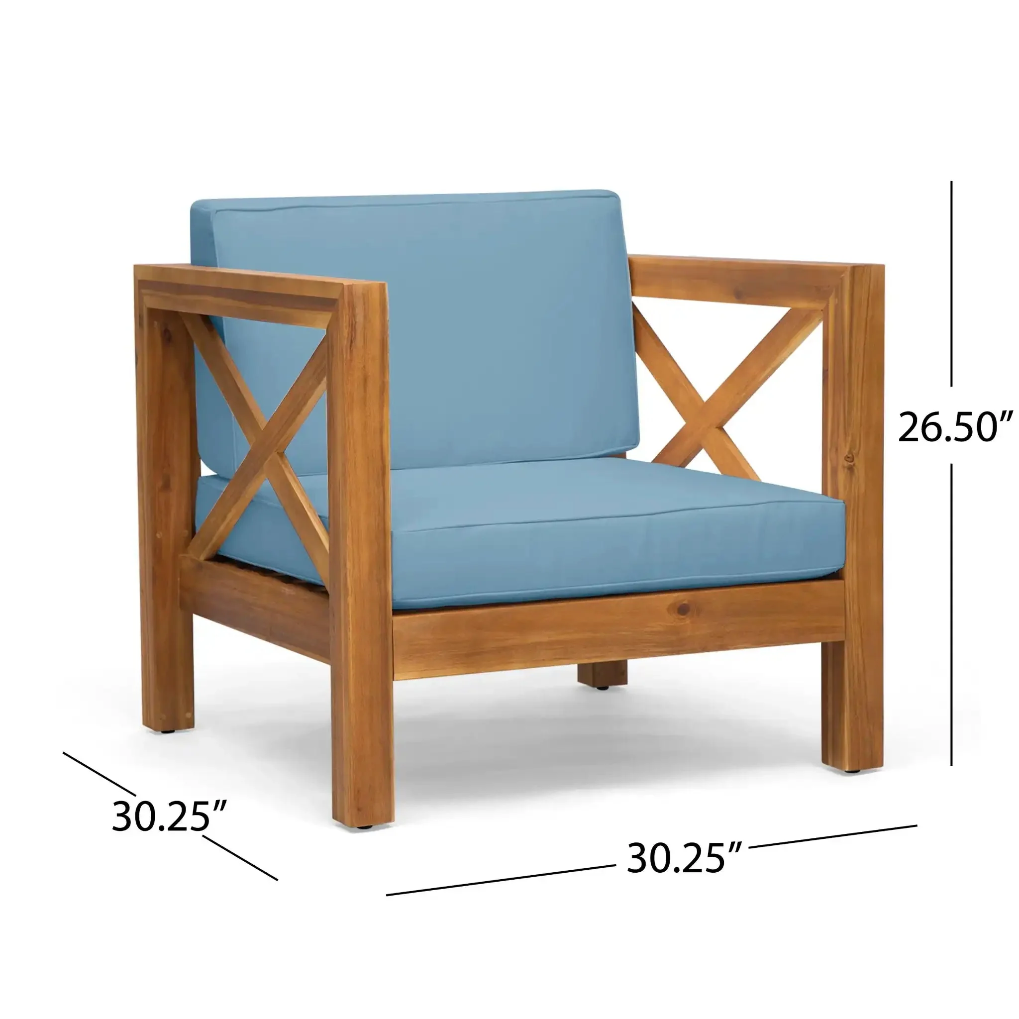 Brava - Mid - Century Modern Club Chair With Water Resistant Cushions - Image 20