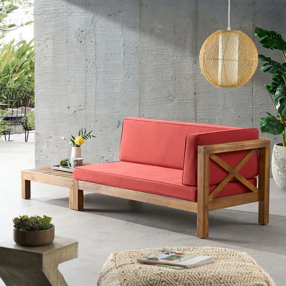 Brava - X Back Corner Bench With Coffee Table - Image 2