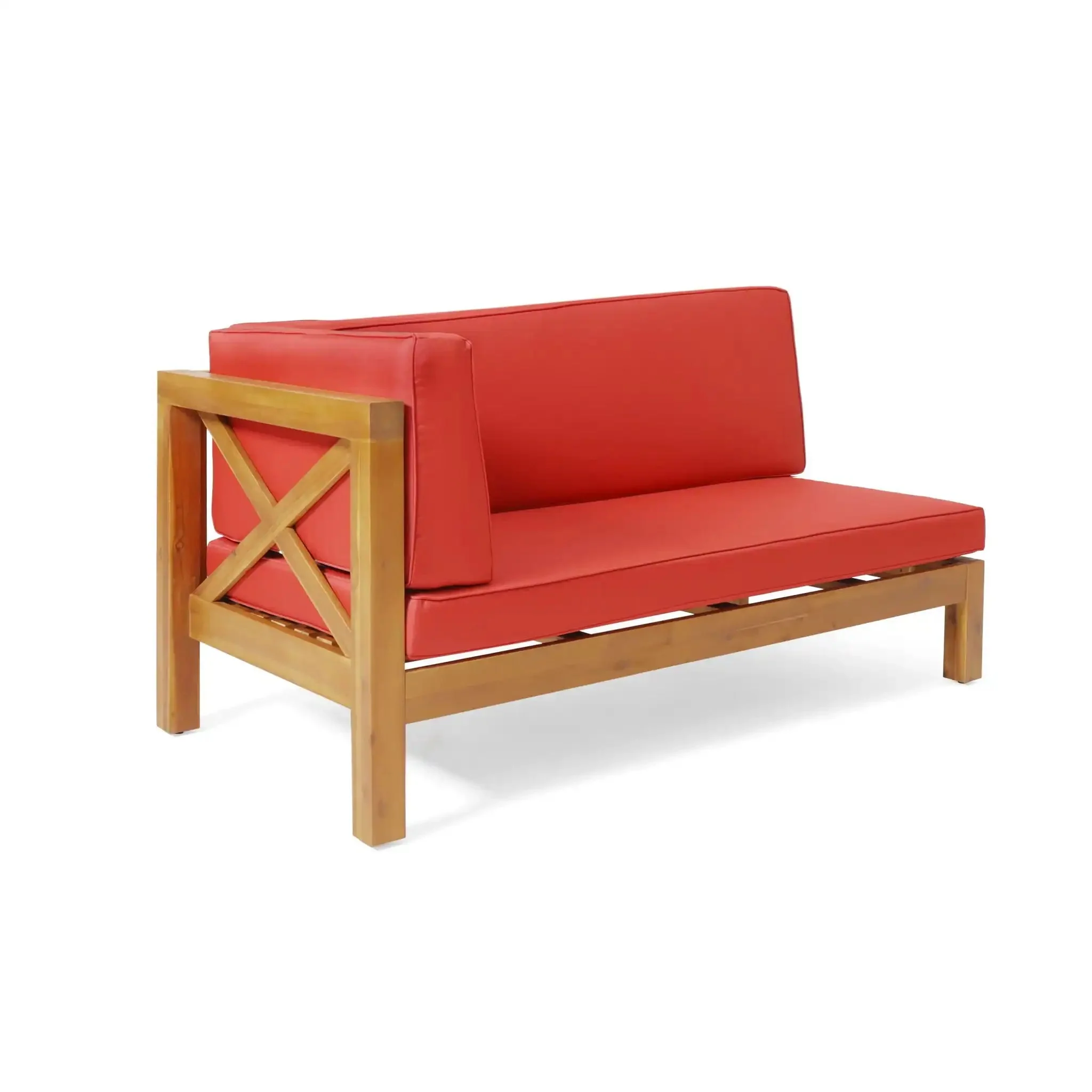 Brava - X Back Corner Bench With Coffee Table - Image 5