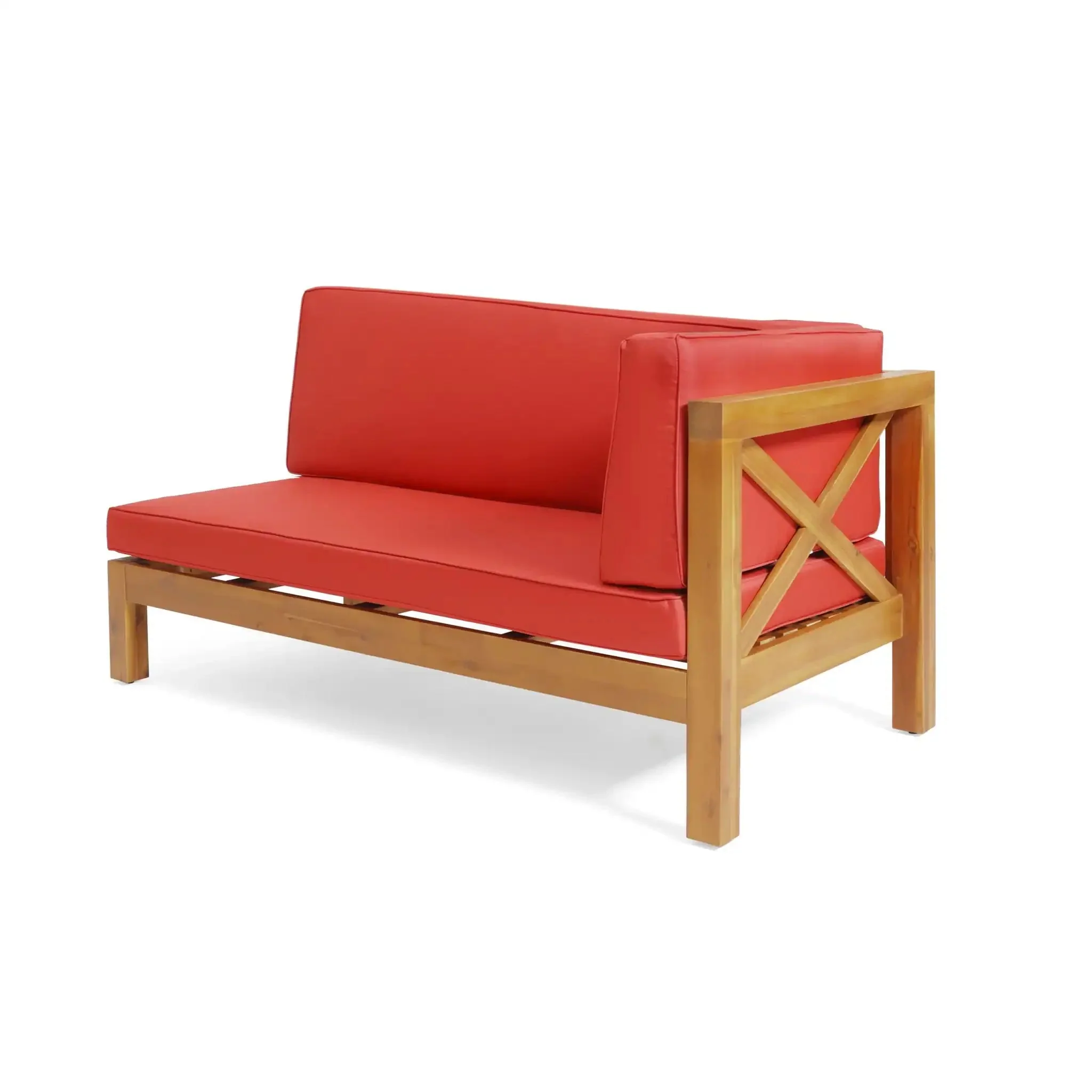 Brava - X Back Corner Bench With Coffee Table - Image 7