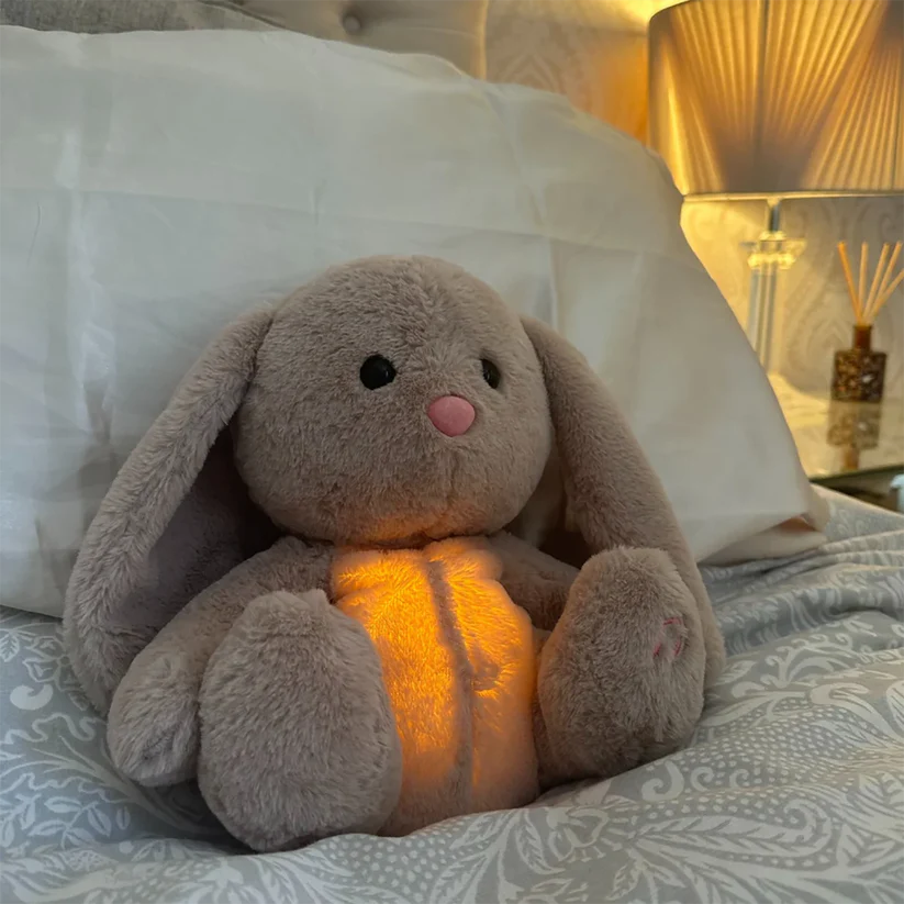 Breathing Plush Toy Calming Sleep Aid Stuffed Animal with Music & Light - Image 3