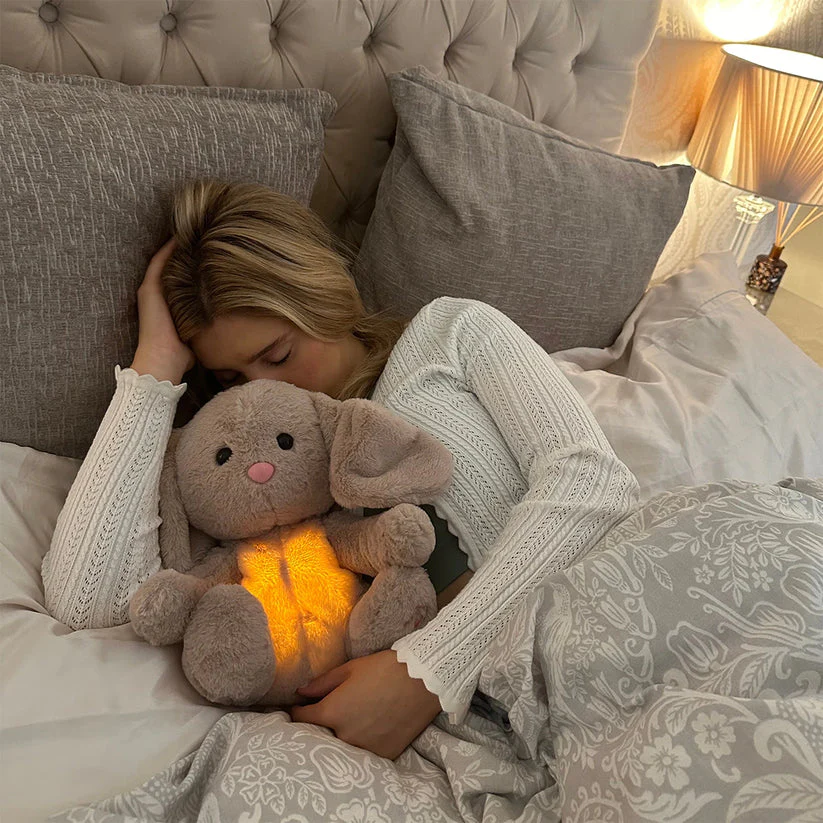 Breathing Plush Toy Calming Sleep Aid Stuffed Animal with Music & Light - Image 4