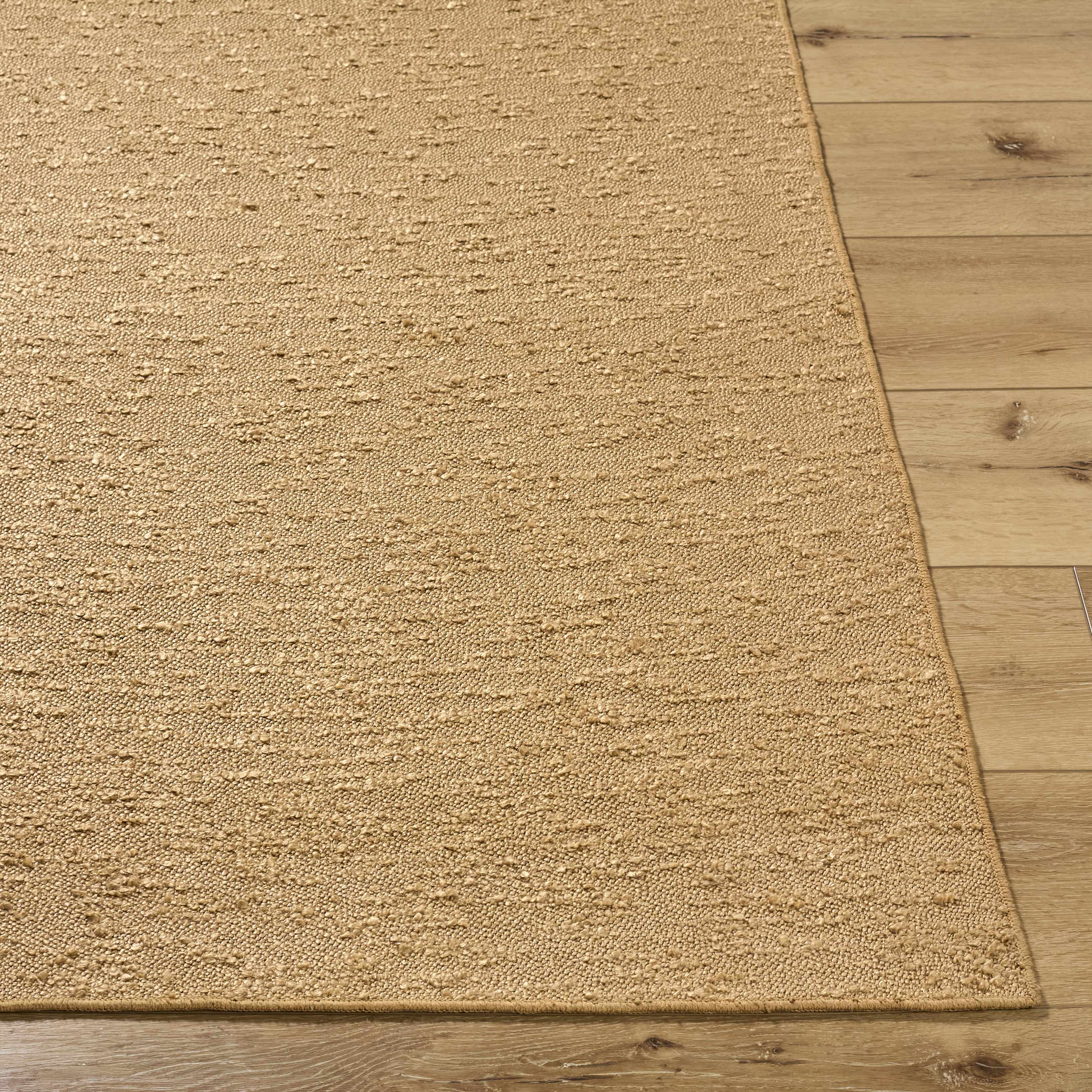 Breena 3D Solid Brown Washable Area Rug - Image 3