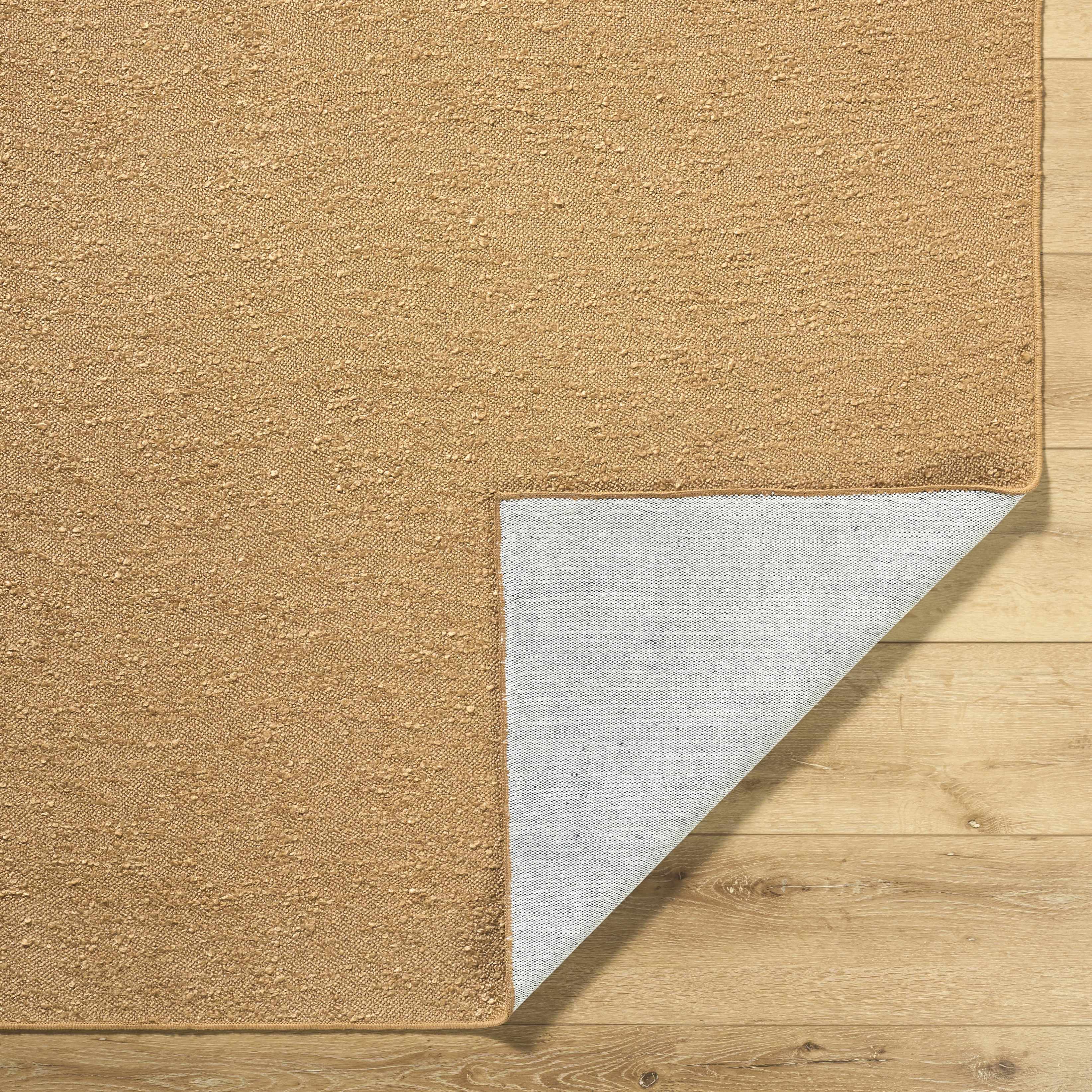 Breena 3D Solid Brown Washable Area Rug - Image 4