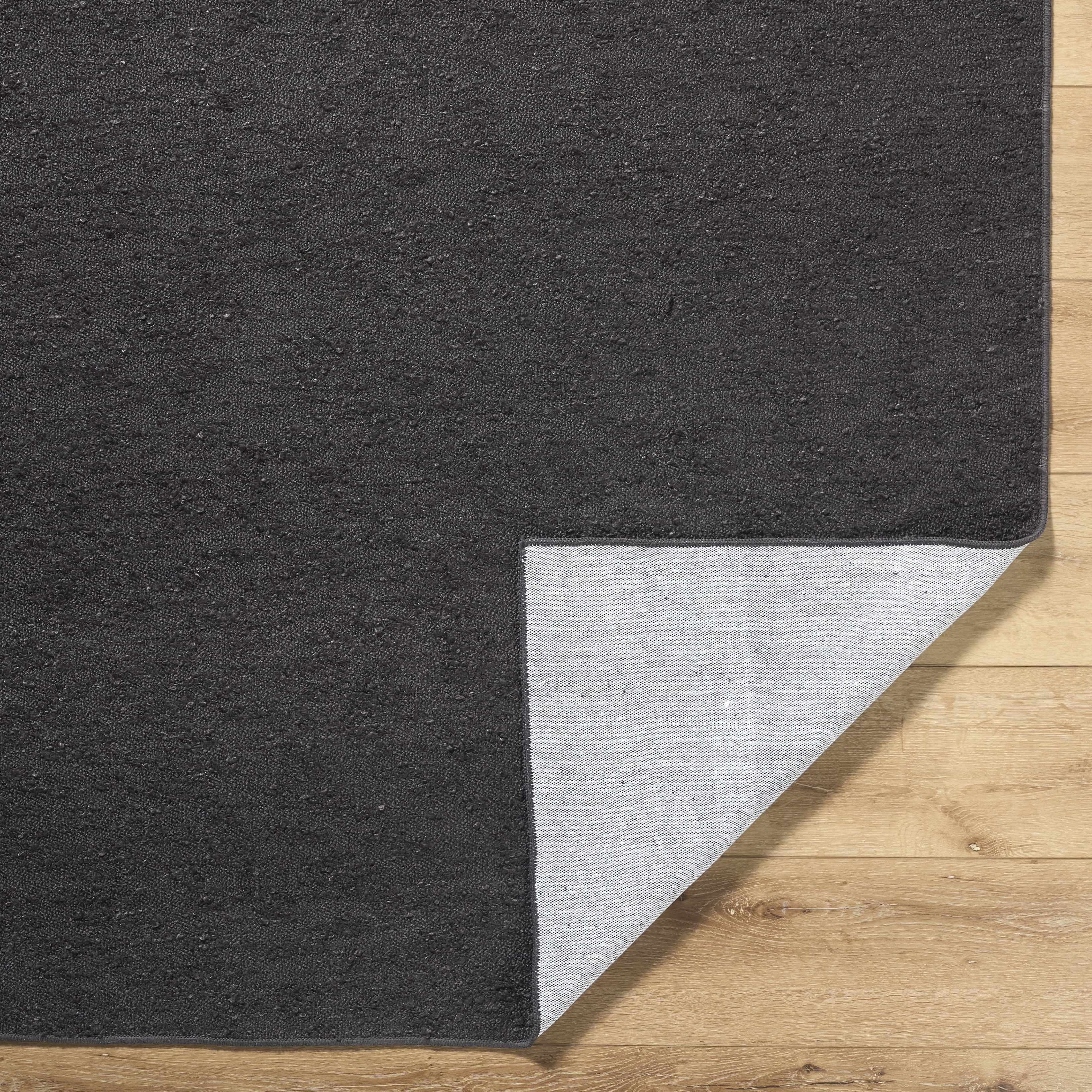 Breena Charcoal Washable Area Rug - Image 4