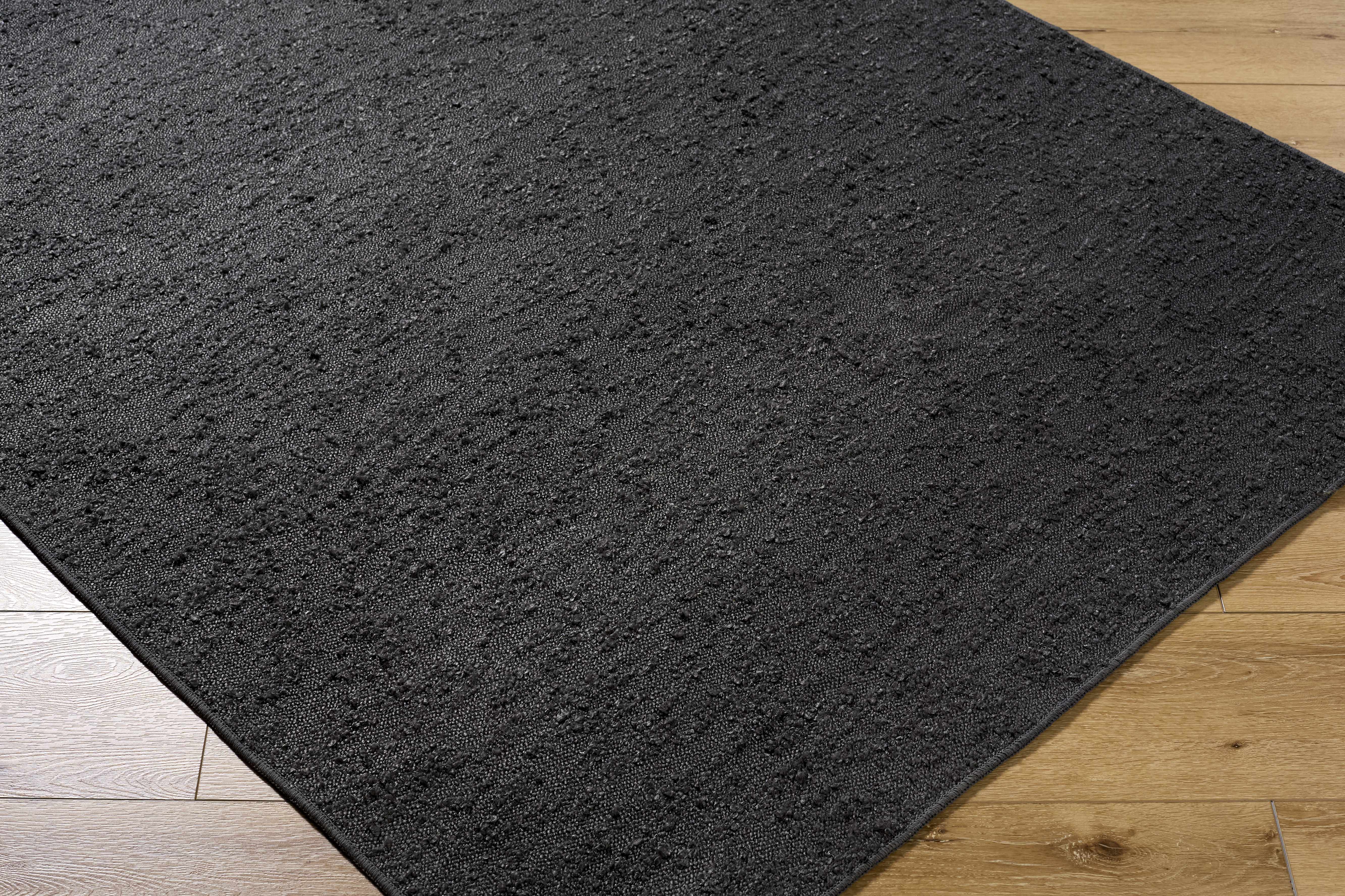 Breena Charcoal Washable Area Rug - Image 6