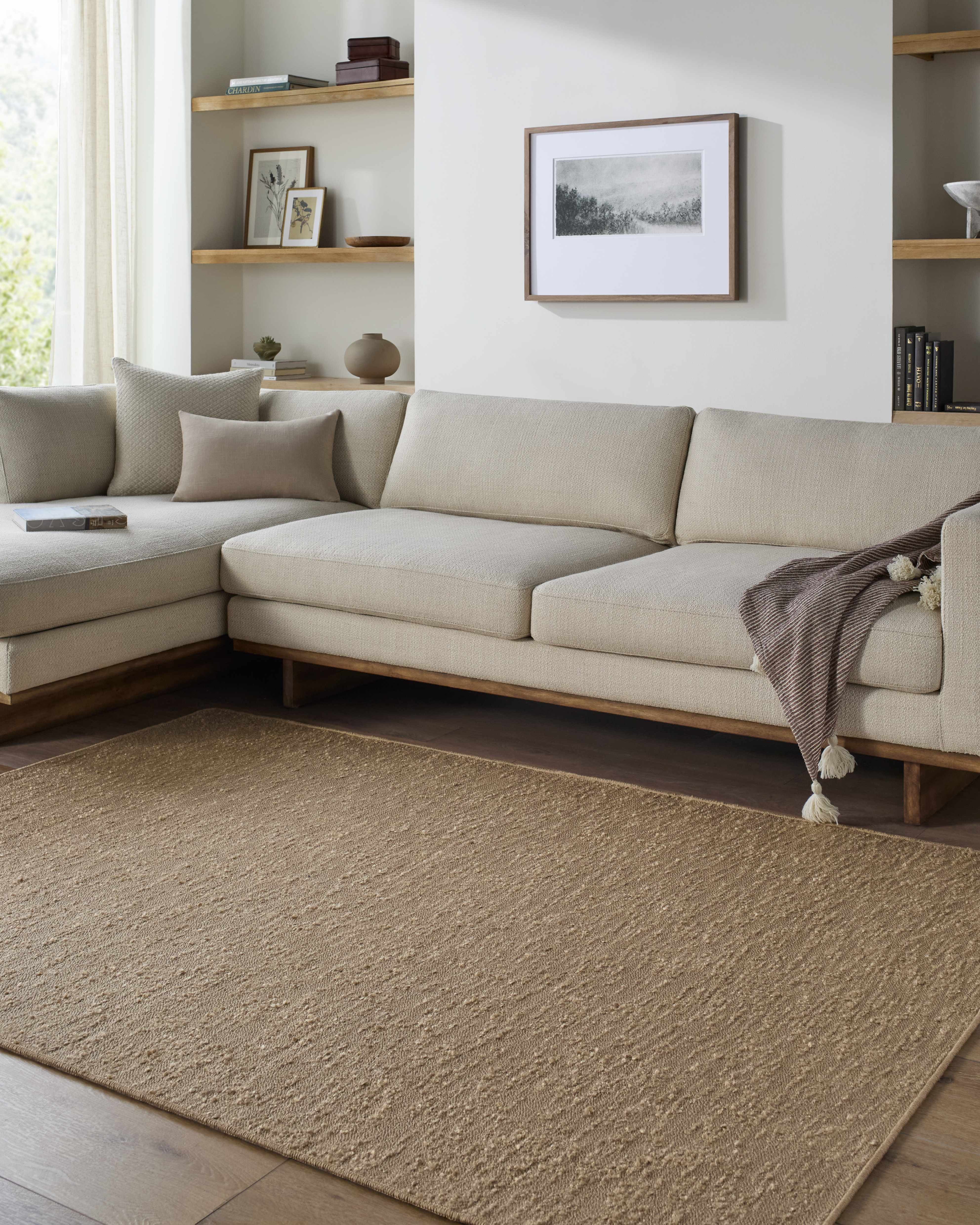 Breena Sandstone Washable Area Rug - Image 2