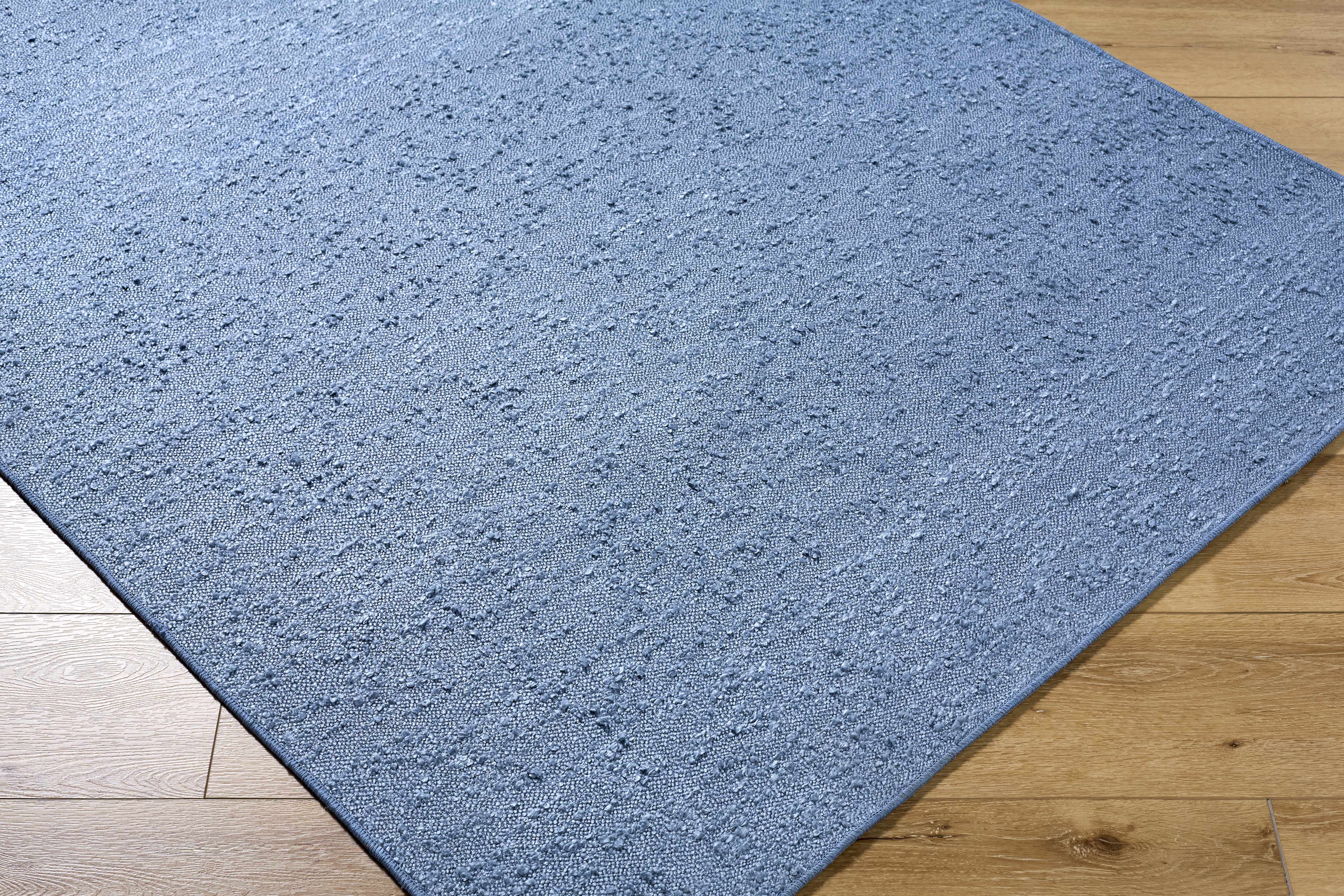Breena Slate Blue Washable Area Rug - Image 6