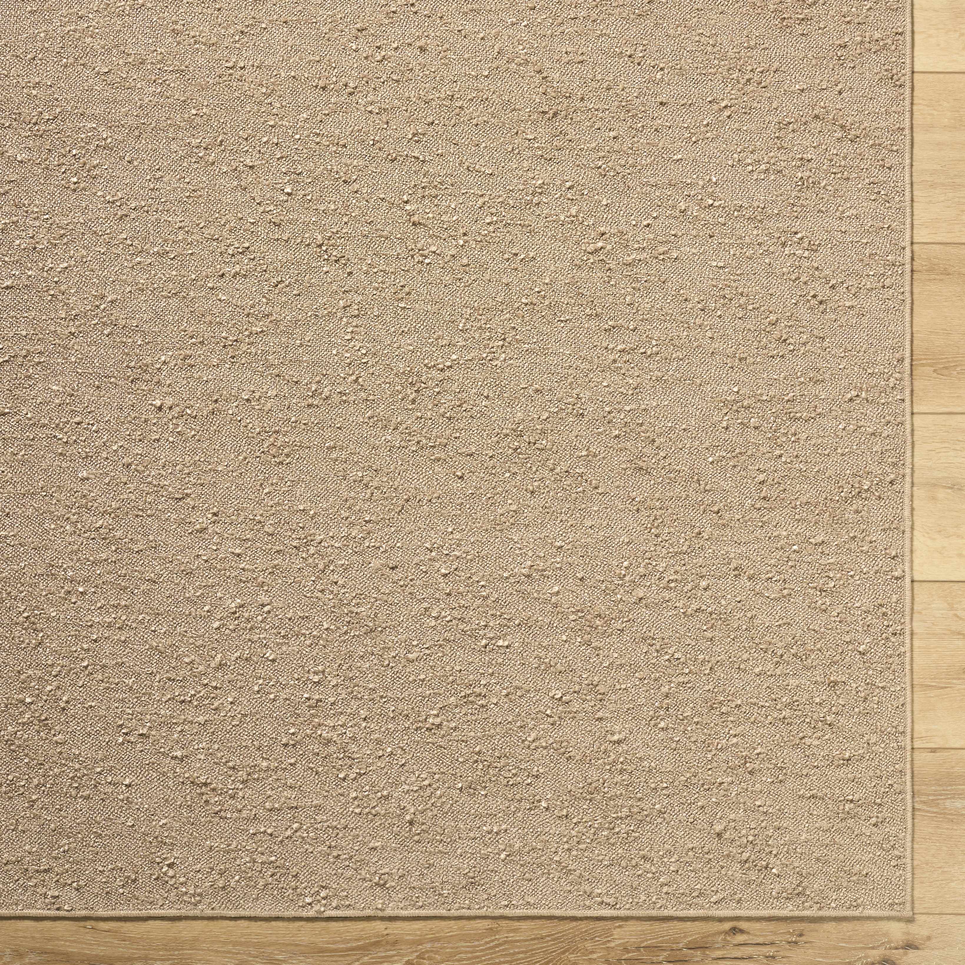 Breena Solid Taupe Washable Area Rug - Image 3
