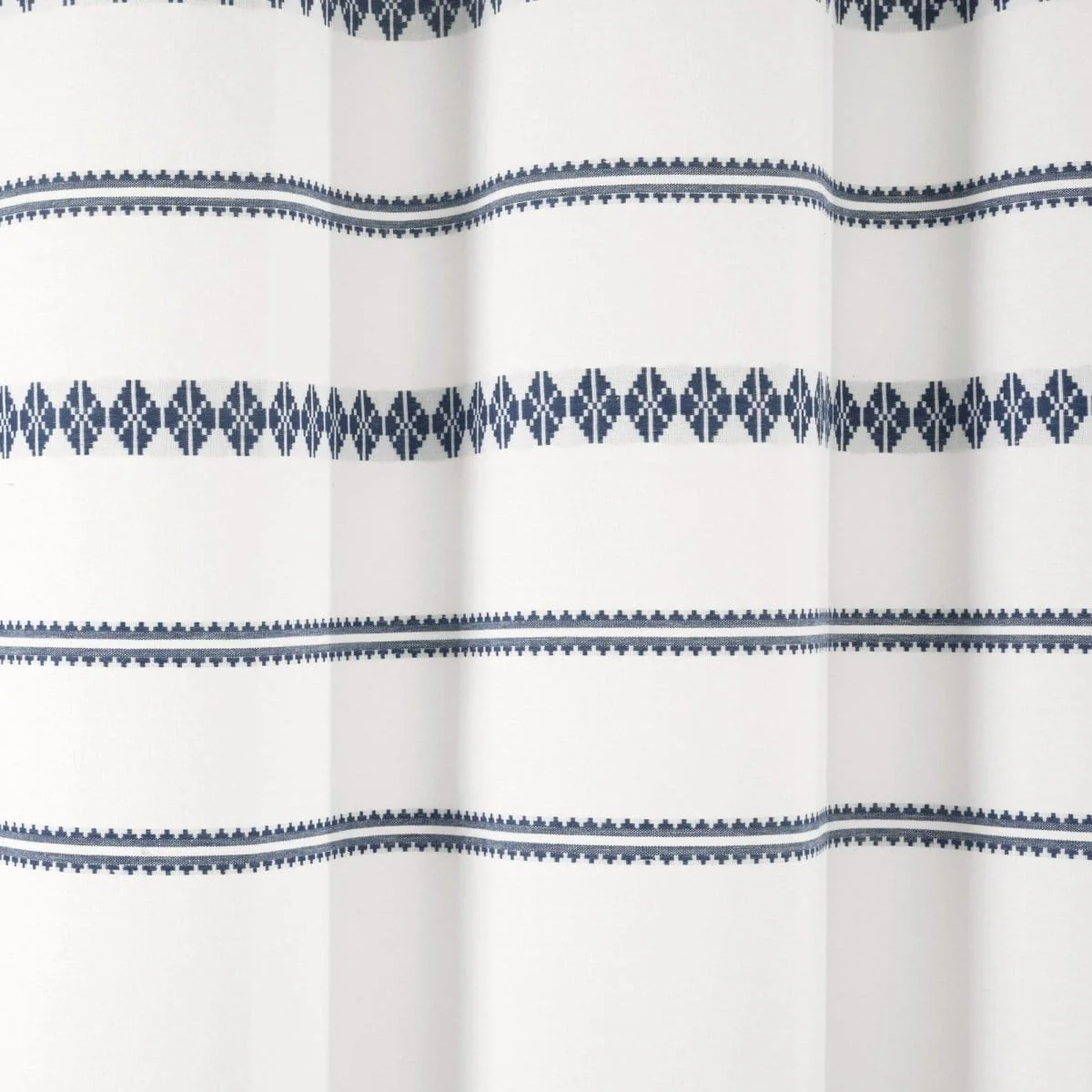Breezy Chic Tassel Jacquard Recycled Cotton Shower Curtain - Image 11