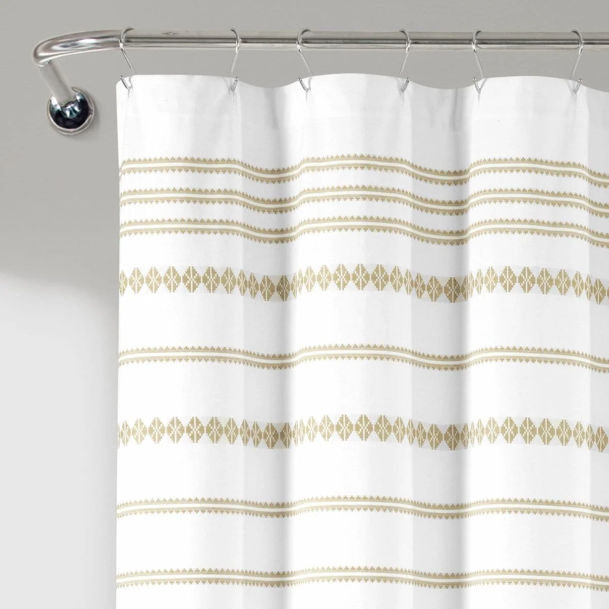 Breezy Chic Tassel Jacquard Recycled Cotton Shower Curtain - Image 18