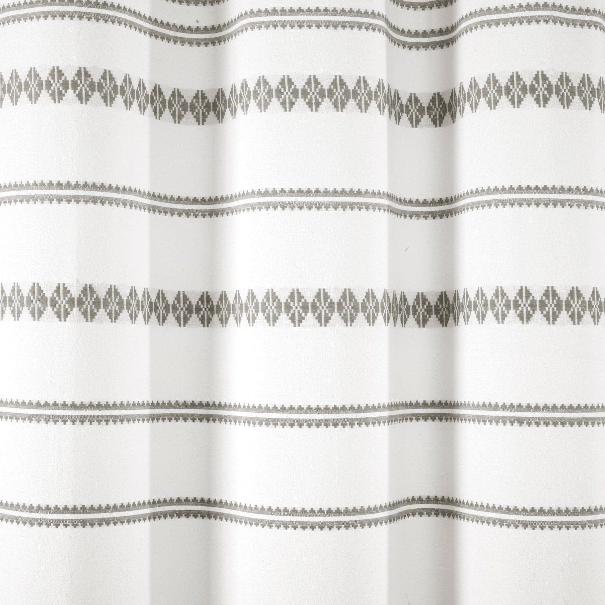 Breezy Chic Tassel Jacquard Recycled Cotton Shower Curtain - Image 7