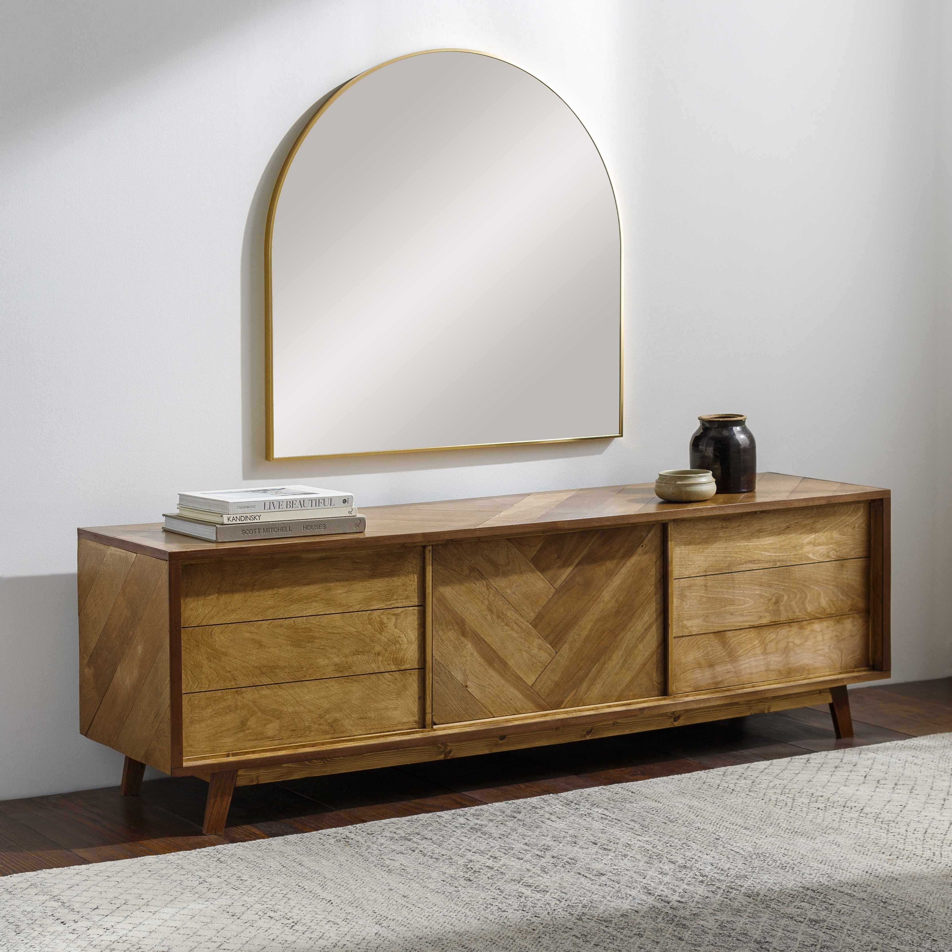 Brembilla Gold Modern Mirror - Image 11