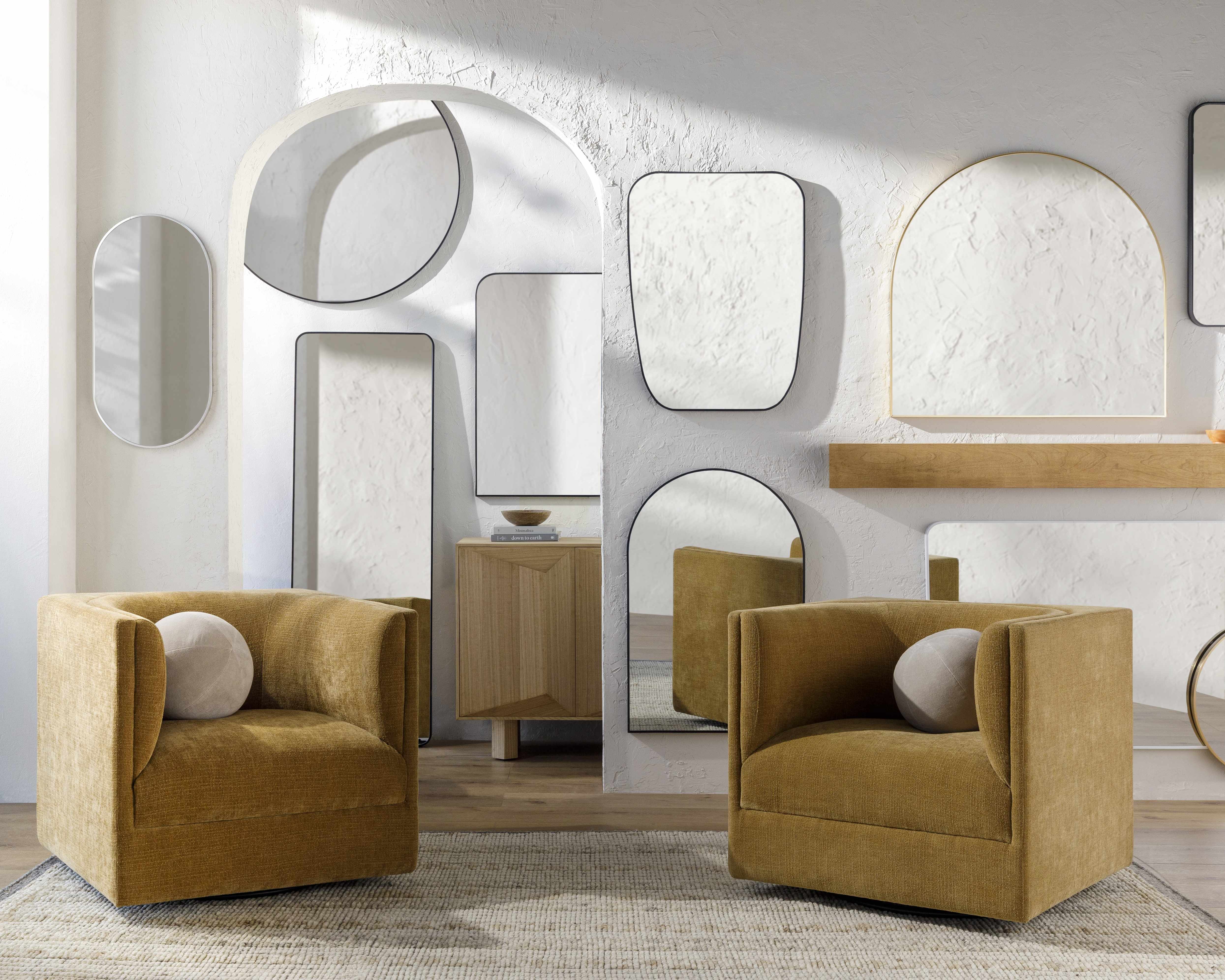 Brembilla Gold Modern Mirror - Image 12