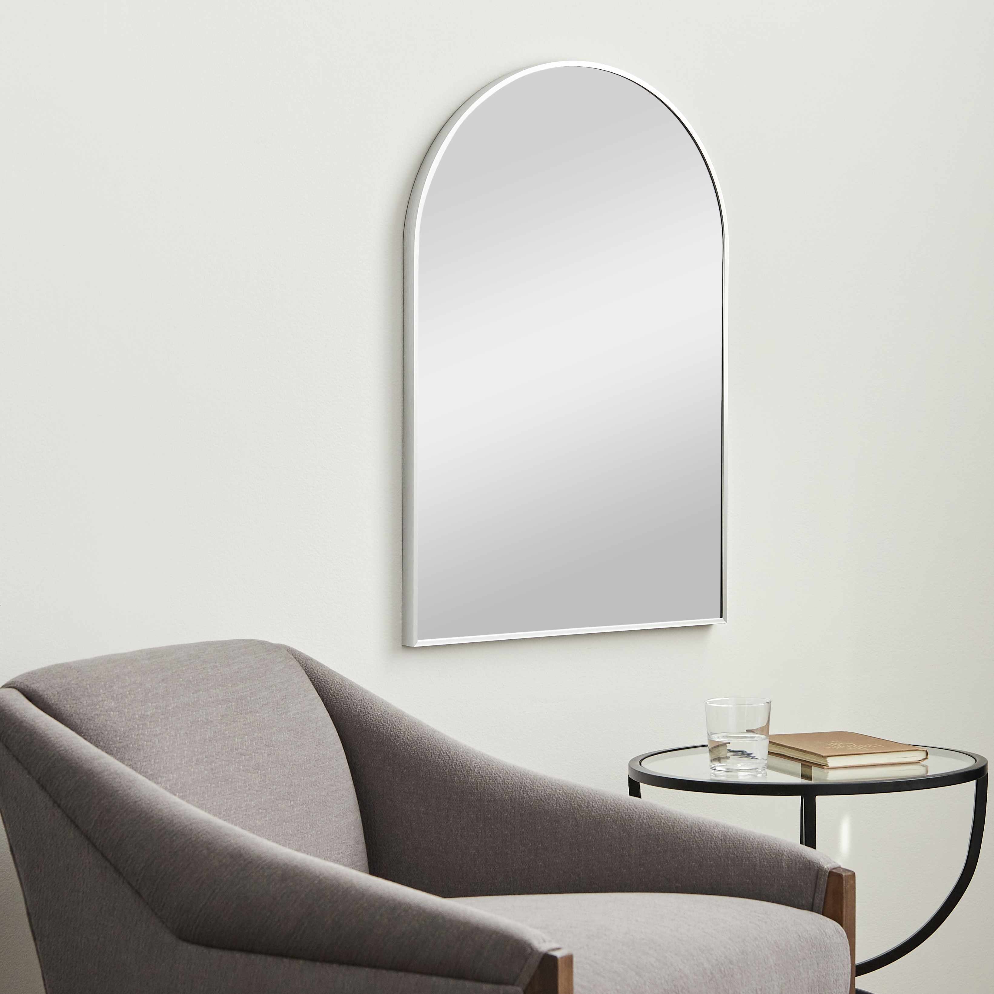 Brembilla Silver Gray Contemporary Mirror - Image 8