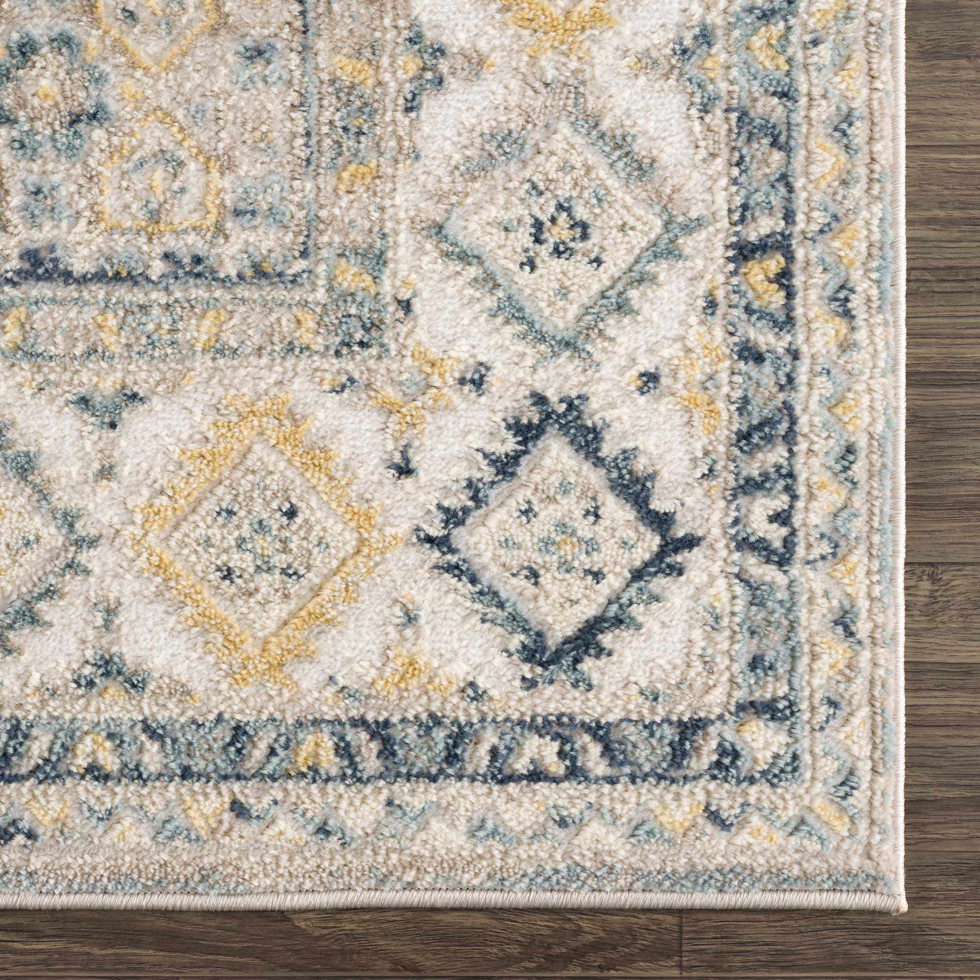 Brend Blue Medallion Area Rug - Clearance - Image 8