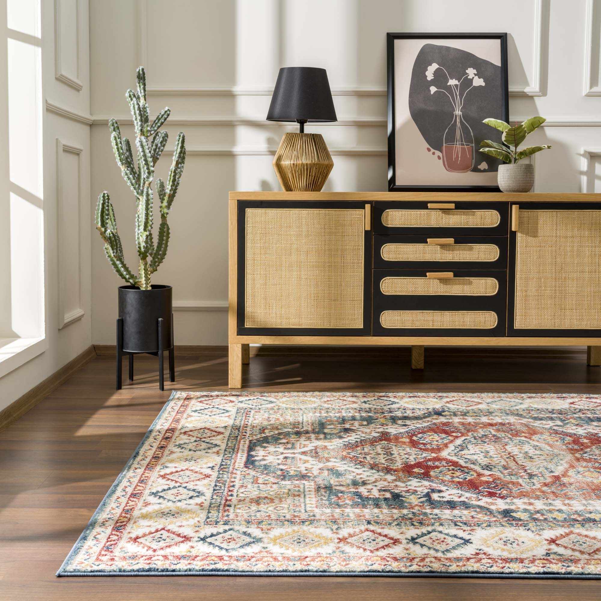 Brend Rust Medallion Area Rug - Clearance - Image 13