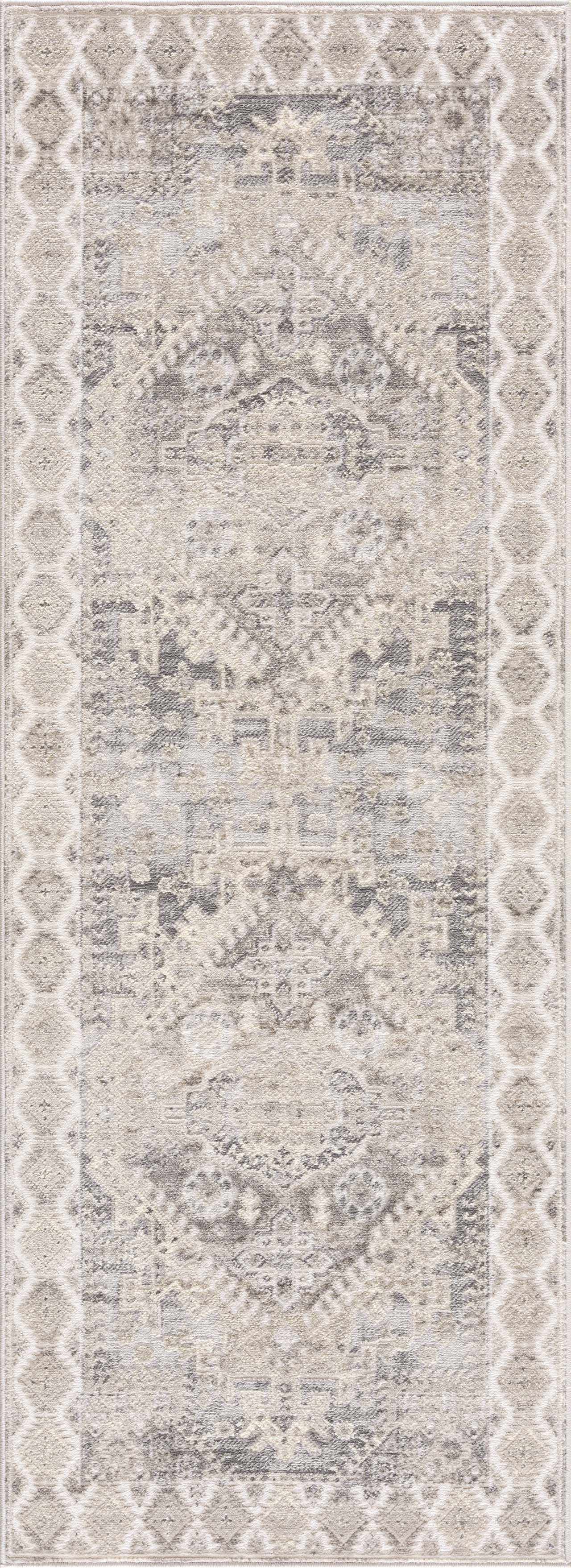Brend Taupe Medallion Area Rug - Clearance - Image 11
