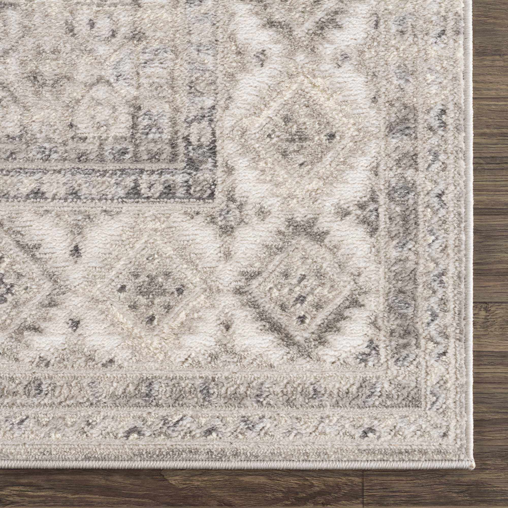 Brend Taupe Medallion Area Rug - Clearance - Image 8
