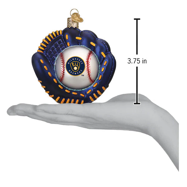 Brewers Baseball Mitt Ornament - Image 5