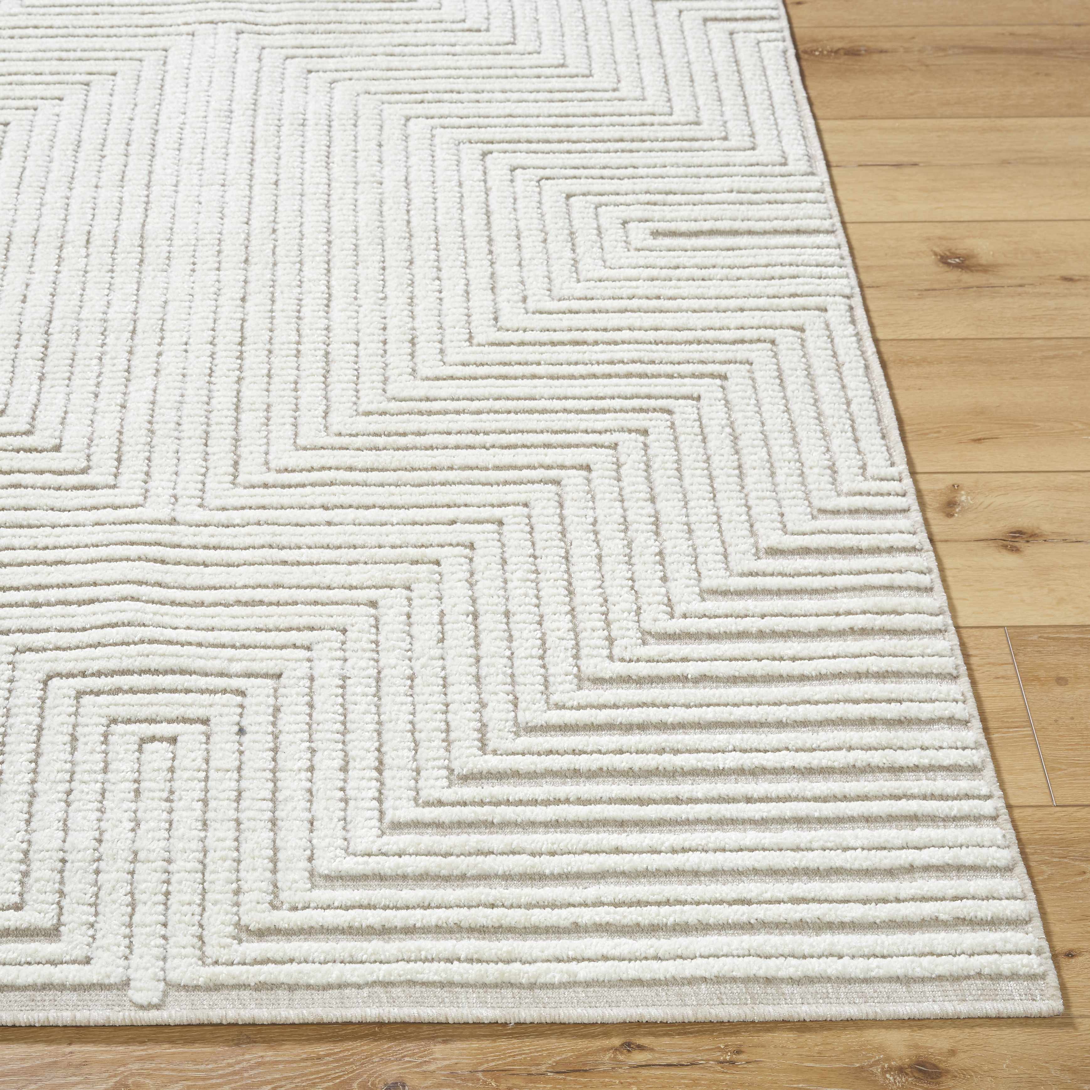 Briana Beige Washable Area Rug - Image 3