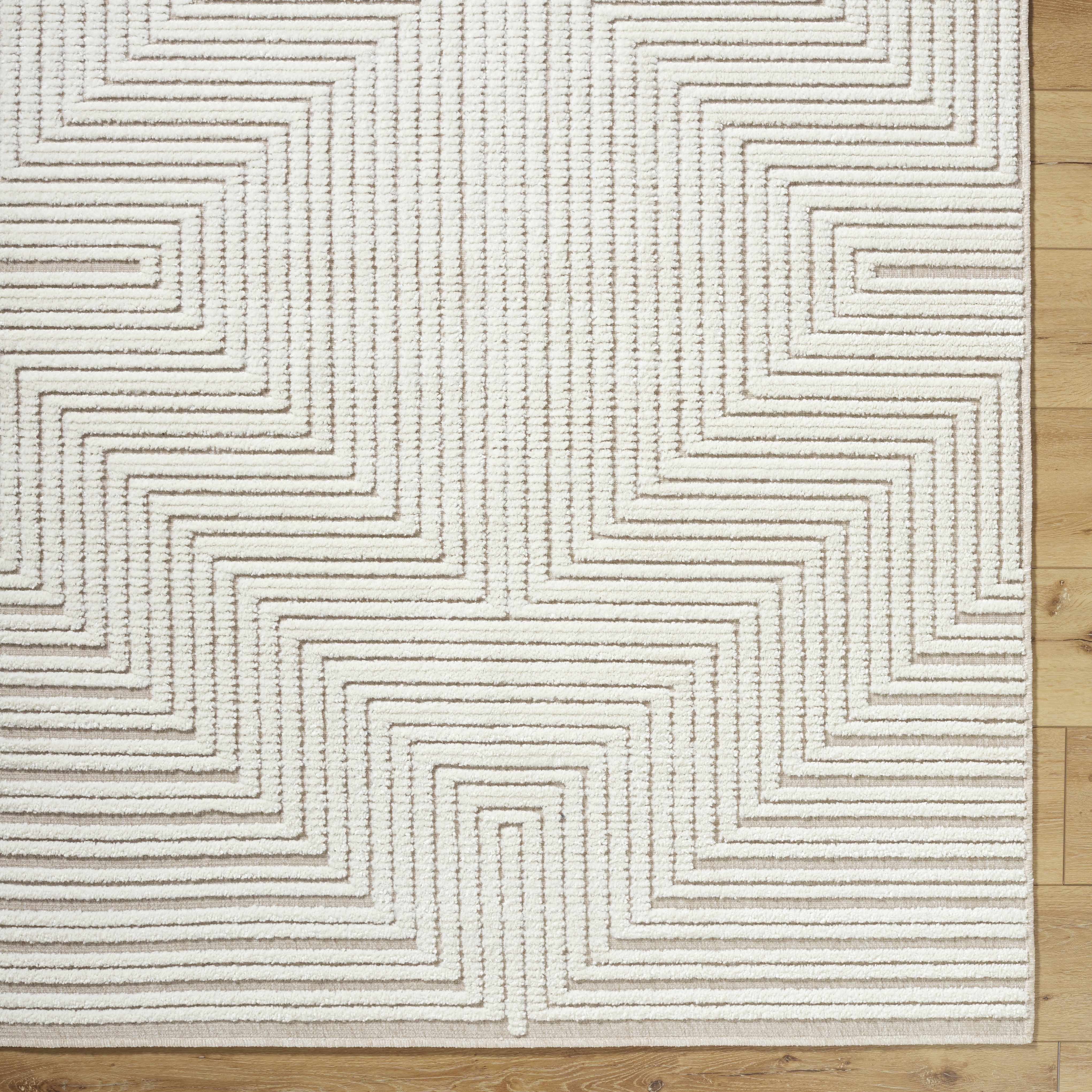 Briana Beige Washable Area Rug - Image 6