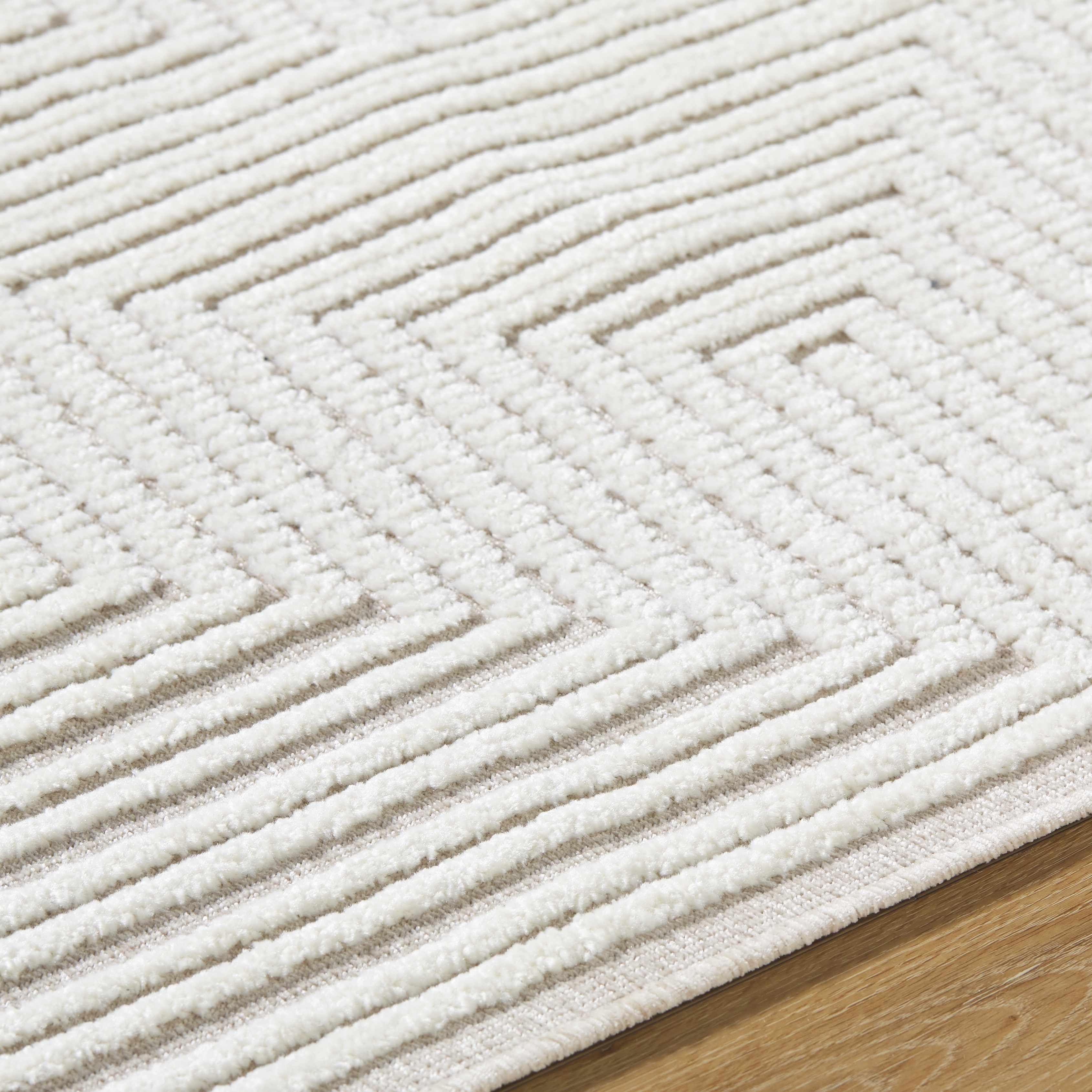 Briana Beige Washable Area Rug - Image 7
