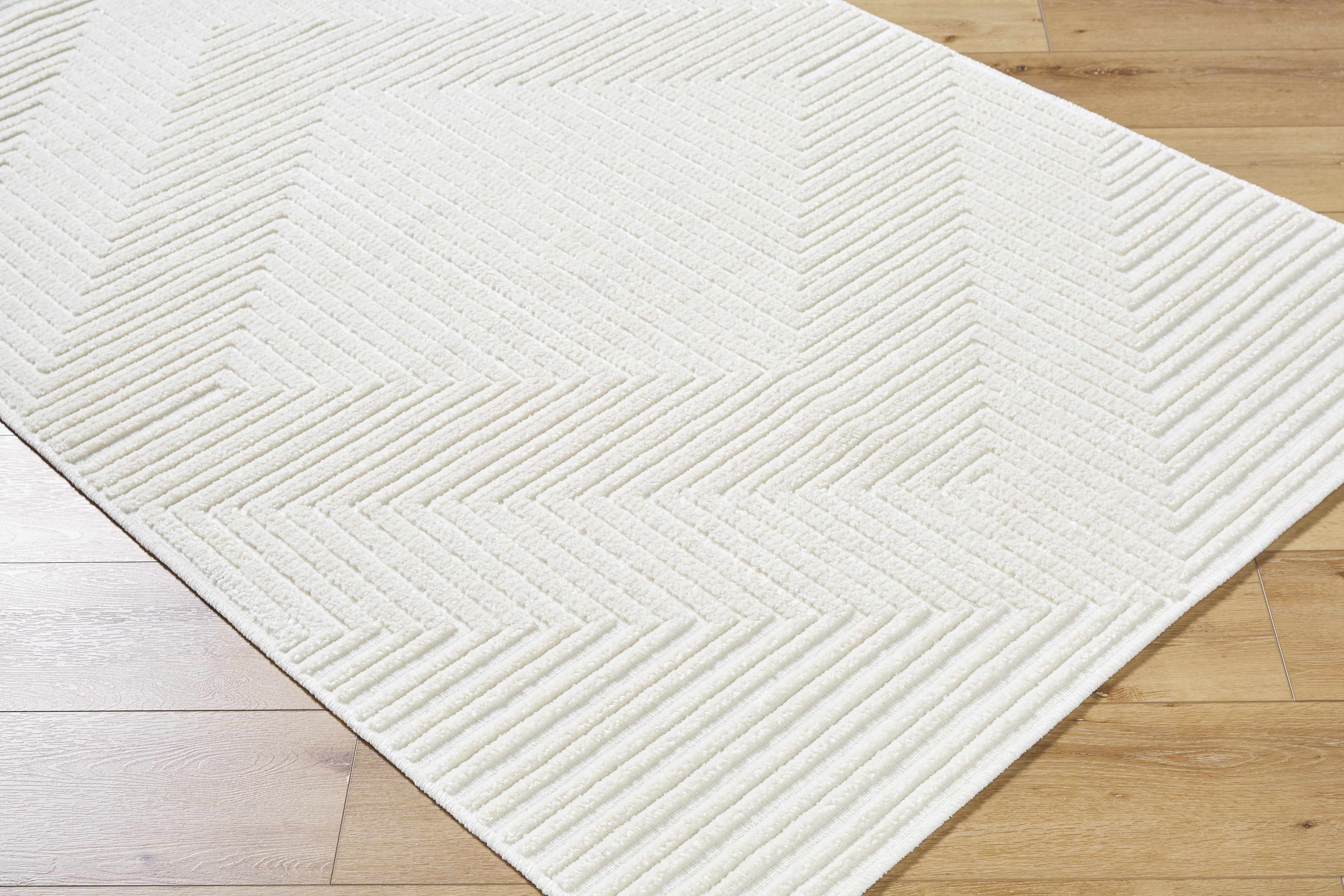 Briana Off-White Washable Area Rug - Image 4