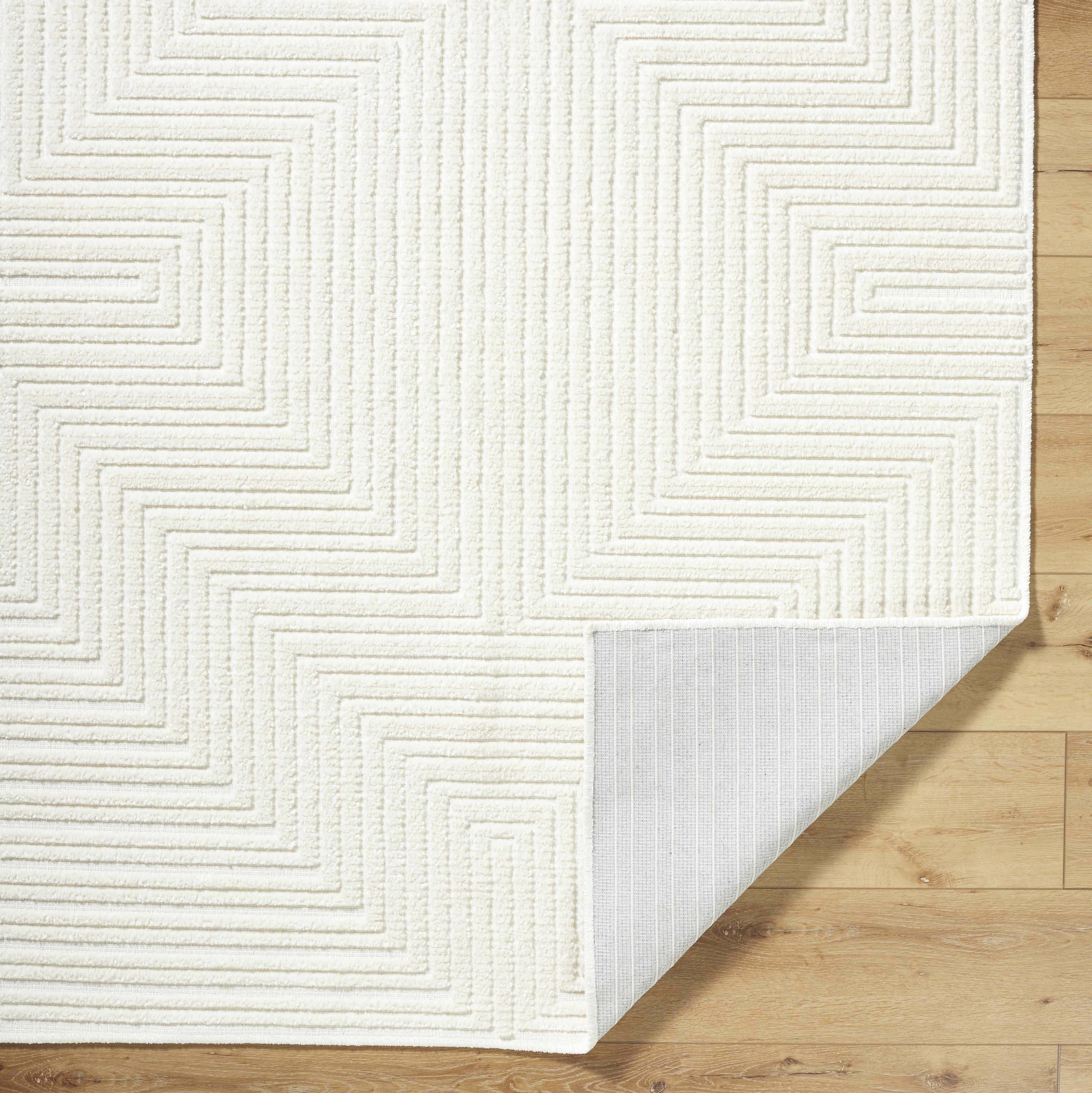Briana Off-White Washable Area Rug - Image 5