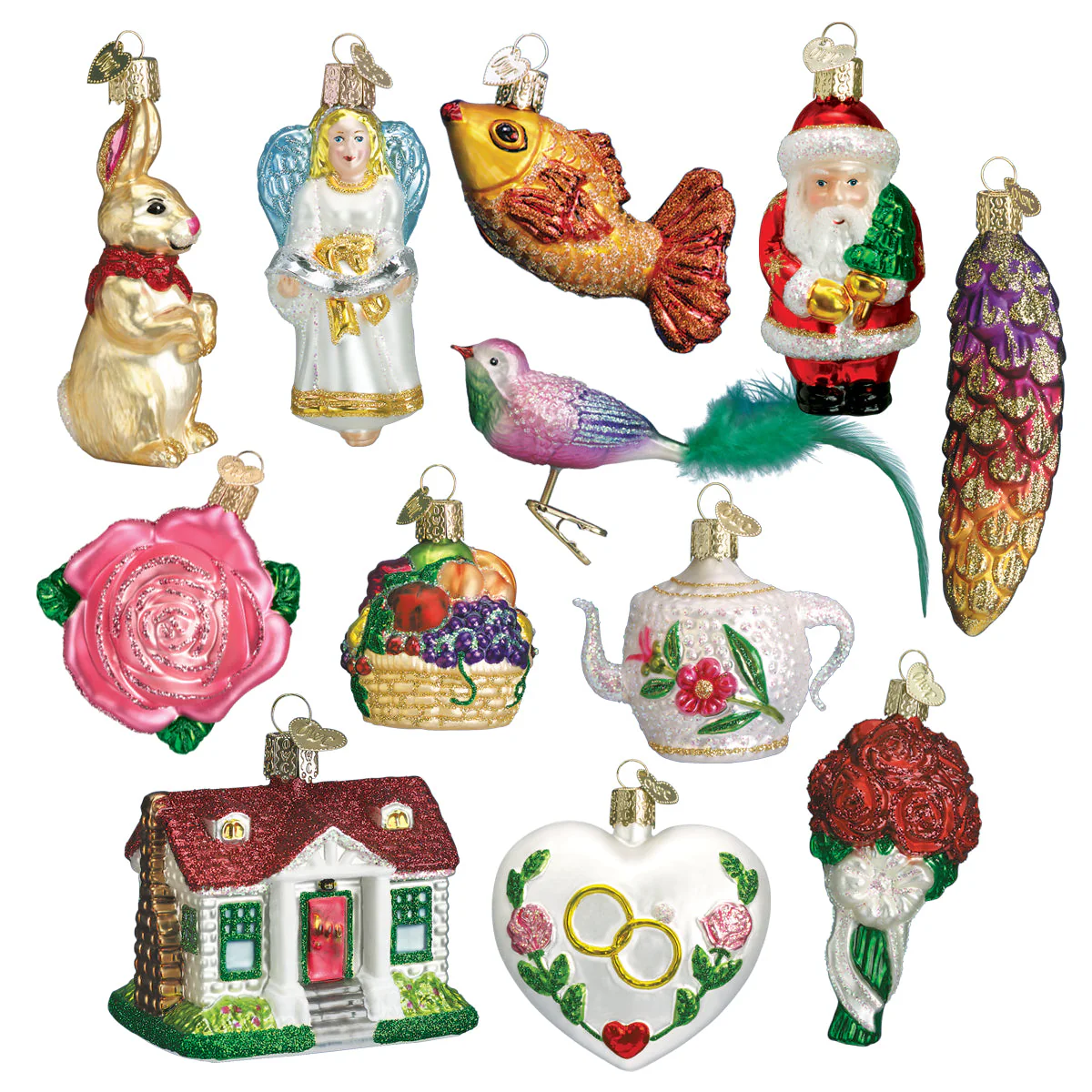 Bride's Ornaments Collection 12-Piece Christmas Keepsake Set - Image 3