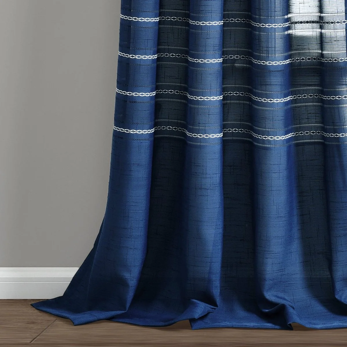 Bridie Grommet Sheer Window Curtain Panel Set - Image 8