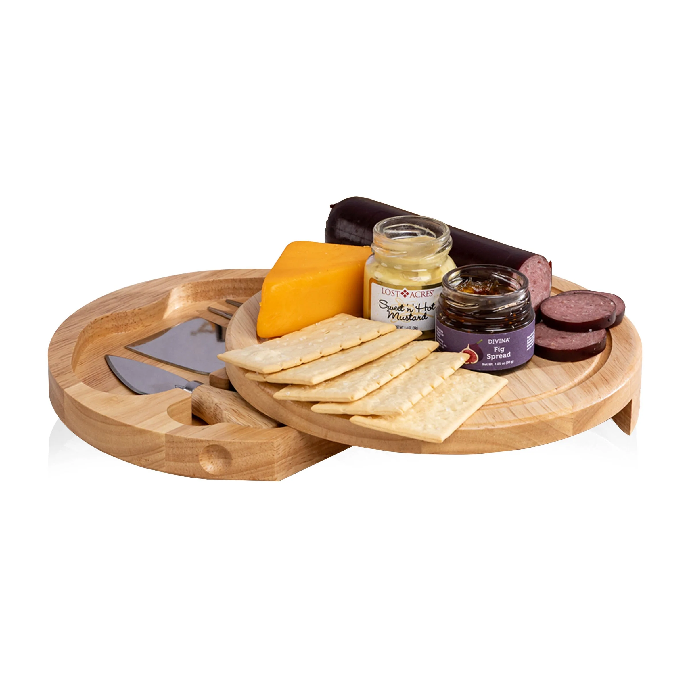 Brie Cheese Board with Gourmet Gift Pack - Image 3