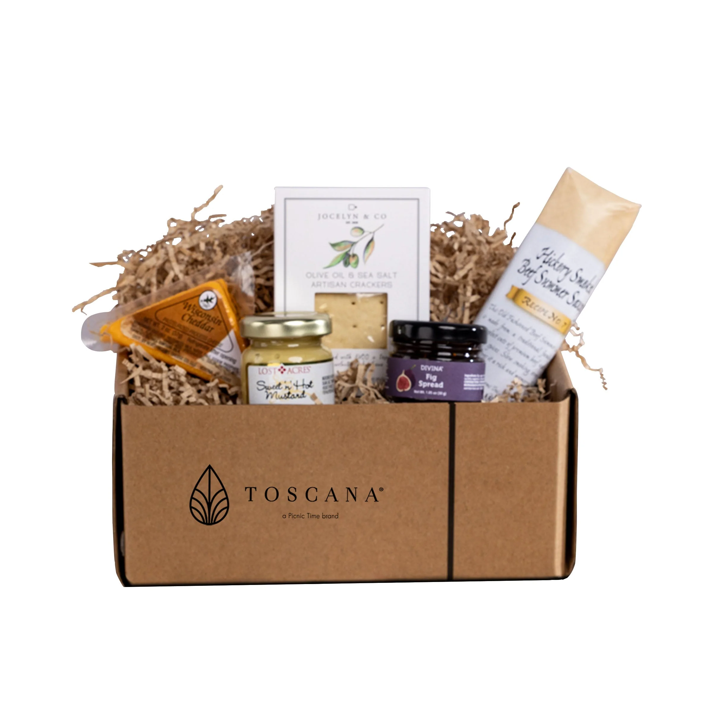 Brie Cheese Board with Gourmet Gift Pack - Image 4