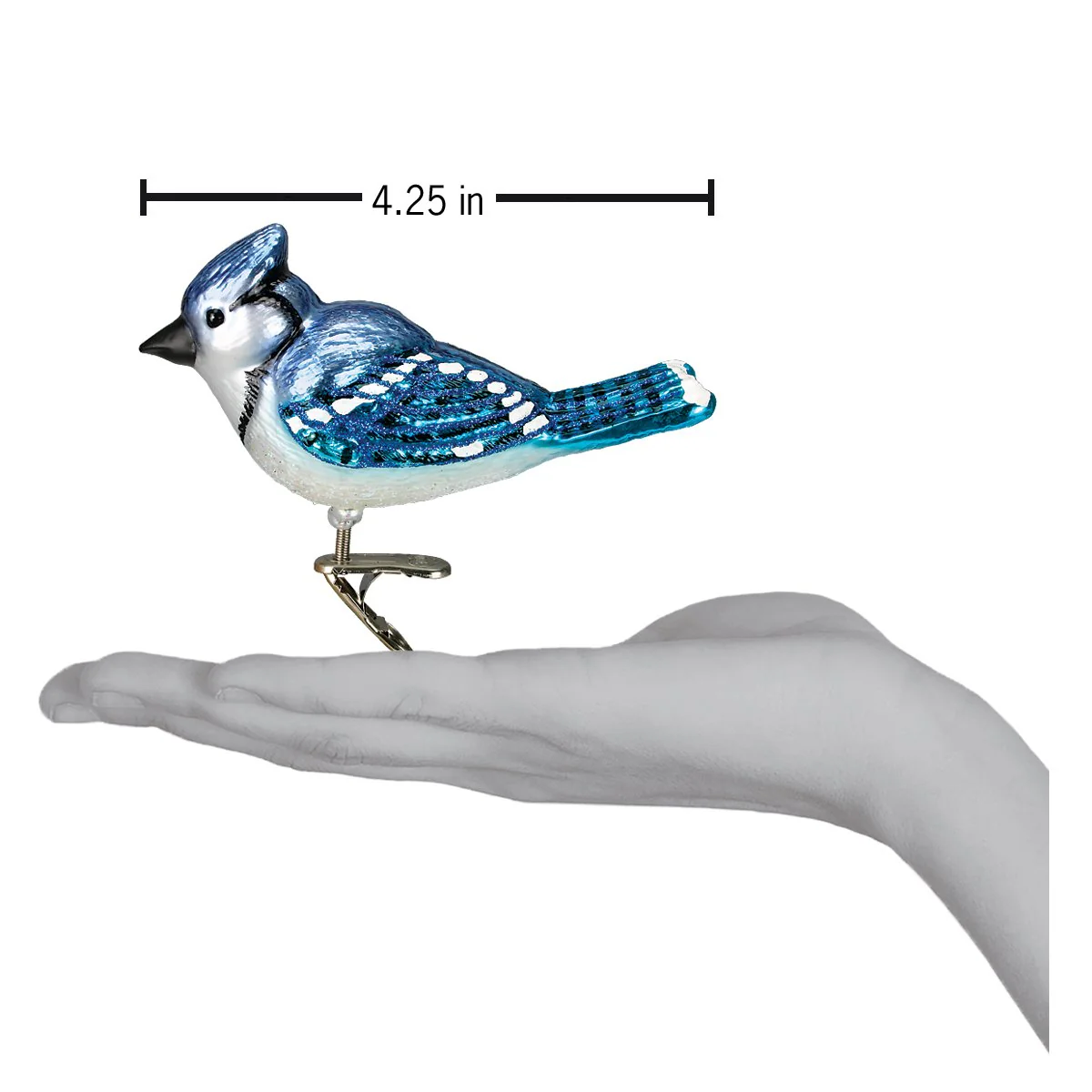 Bright Blue Jay Ornament - Image 4