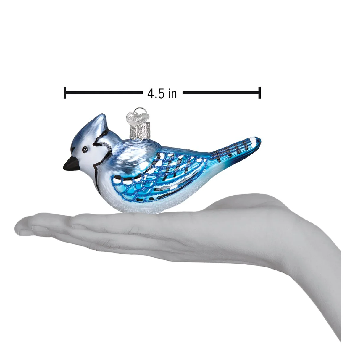 Bright Blue Jay Ornament - Image 6