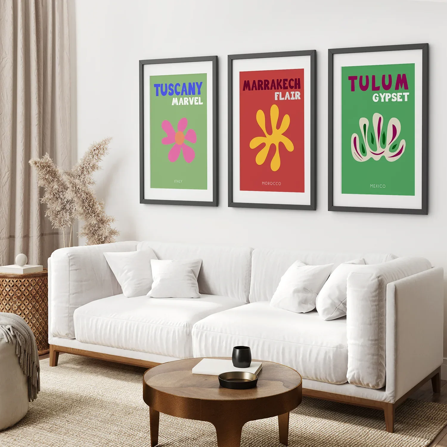 Bright Retro Set of 3 Prints. Preppy Room Decor Aesthetic - Image 5