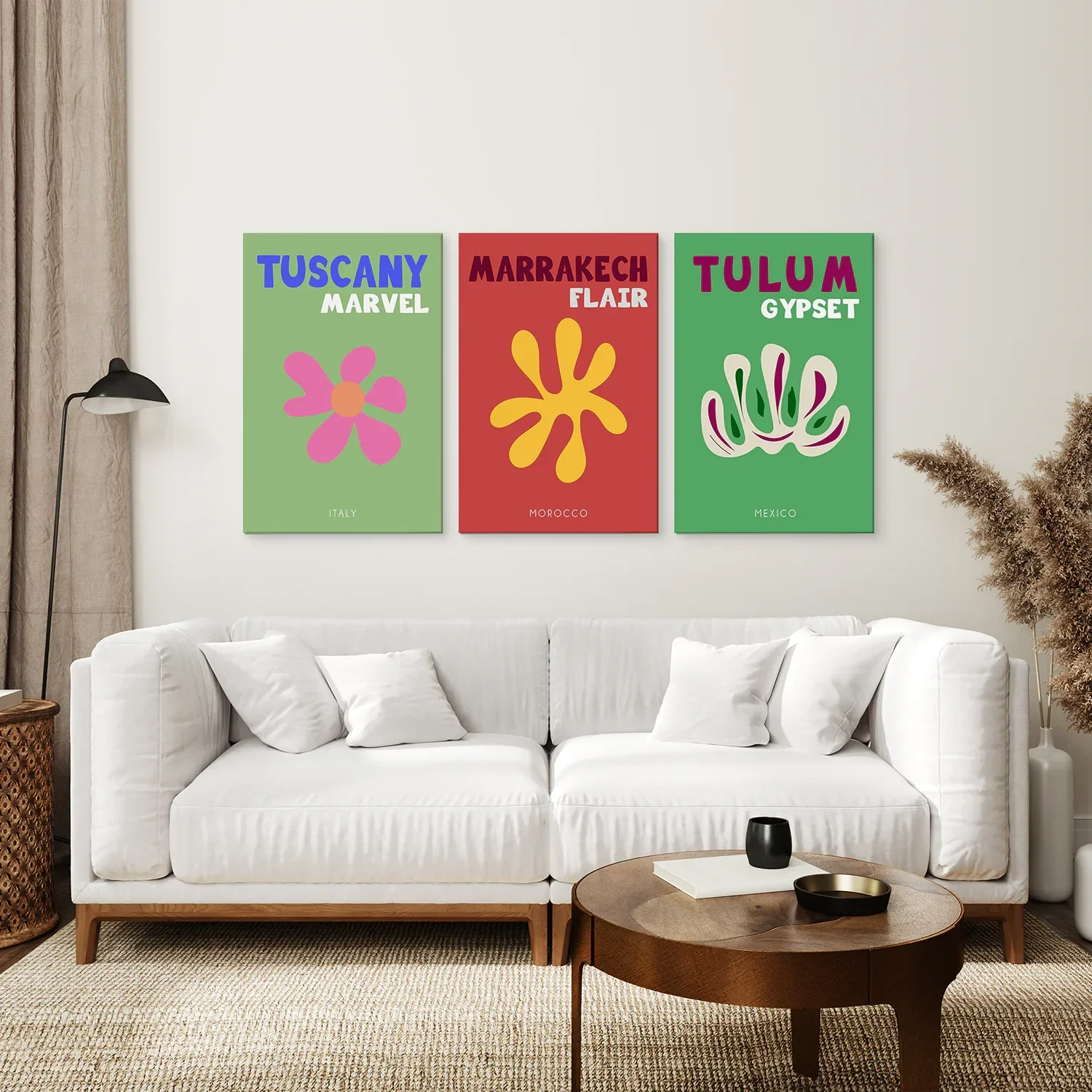 Bright Retro Set of 3 Prints. Preppy Room Decor Aesthetic - Image 7
