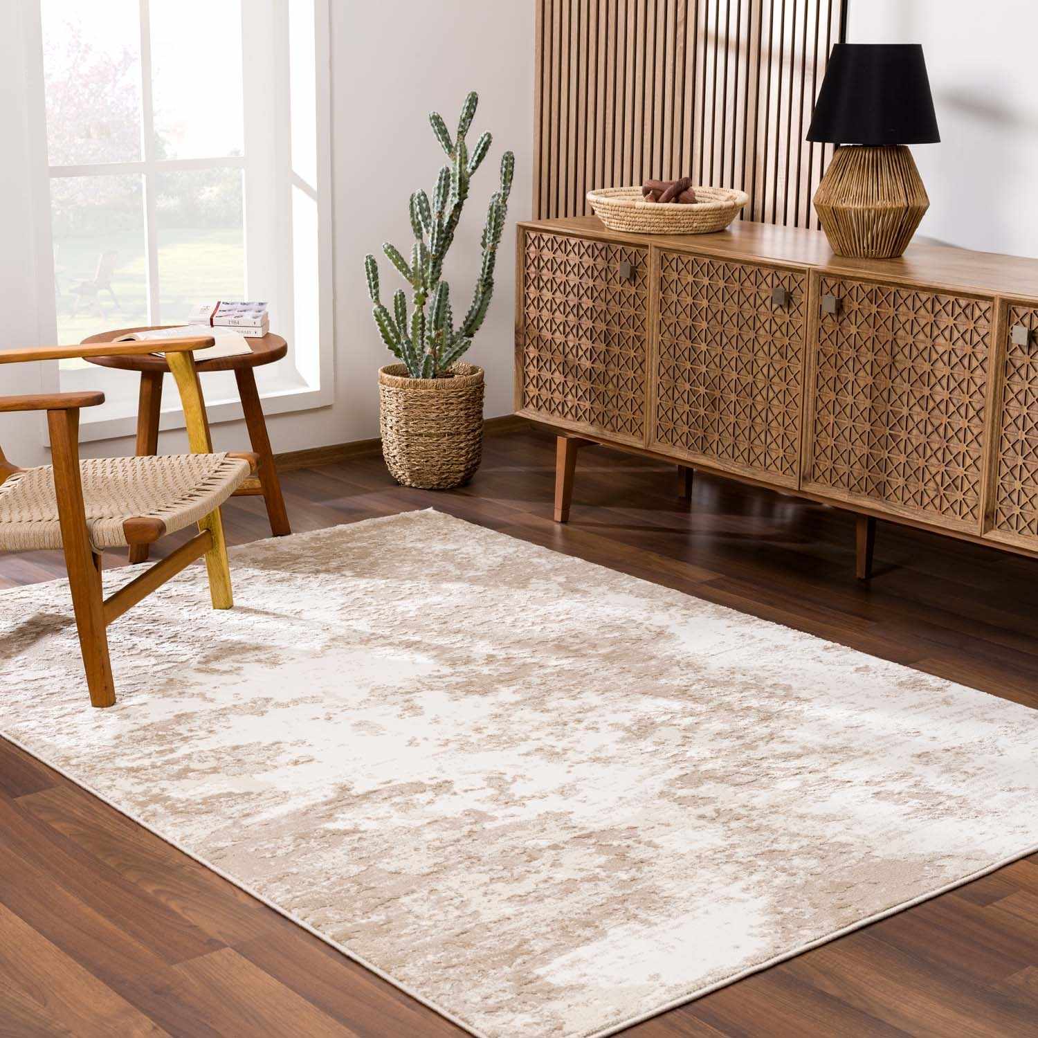 Briley Beige Area Rug - Image 3