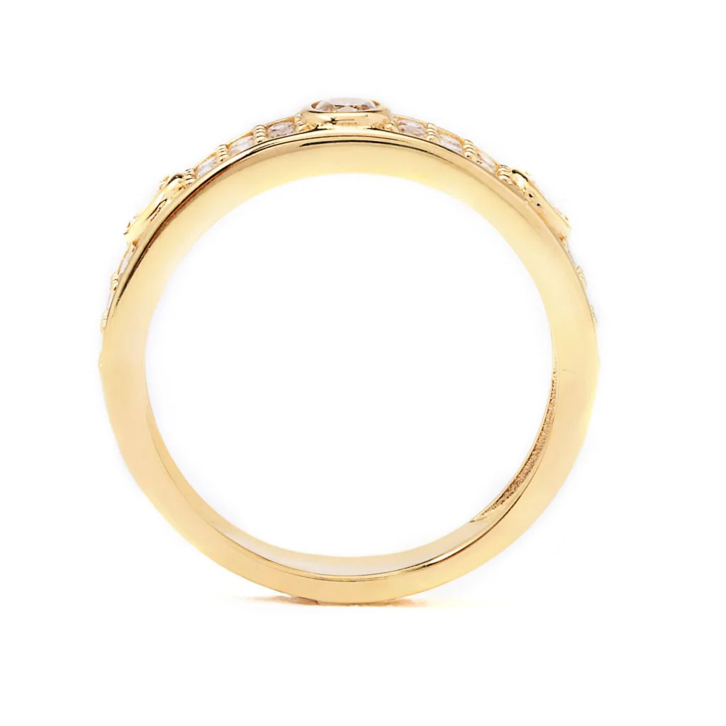 Brilliante Choice of Plating Simulated Diamond Station & Pave Set Ring - Image 2