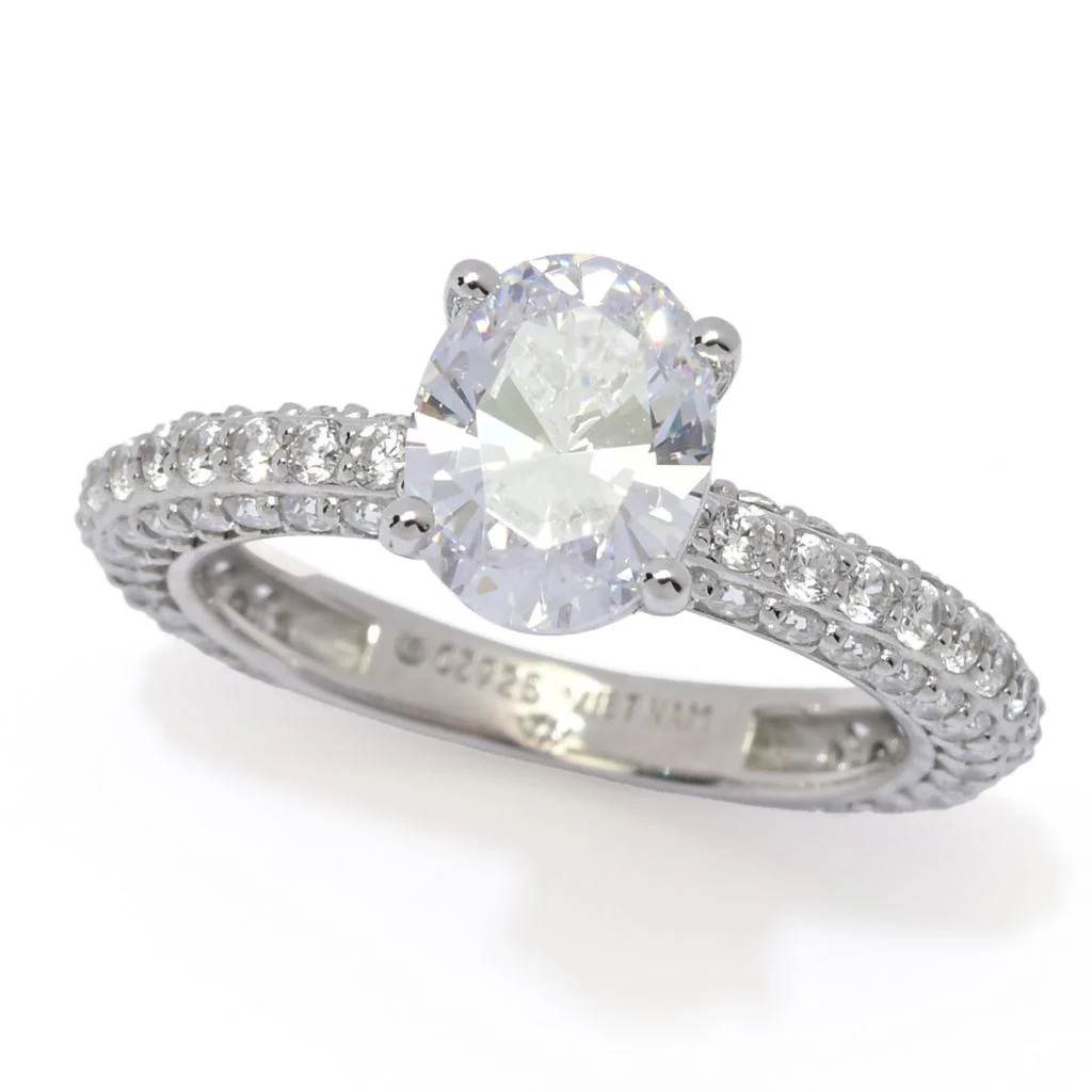 Brilliante Choice of Shape Simulated Diamond Solitaire Ring - Image 3