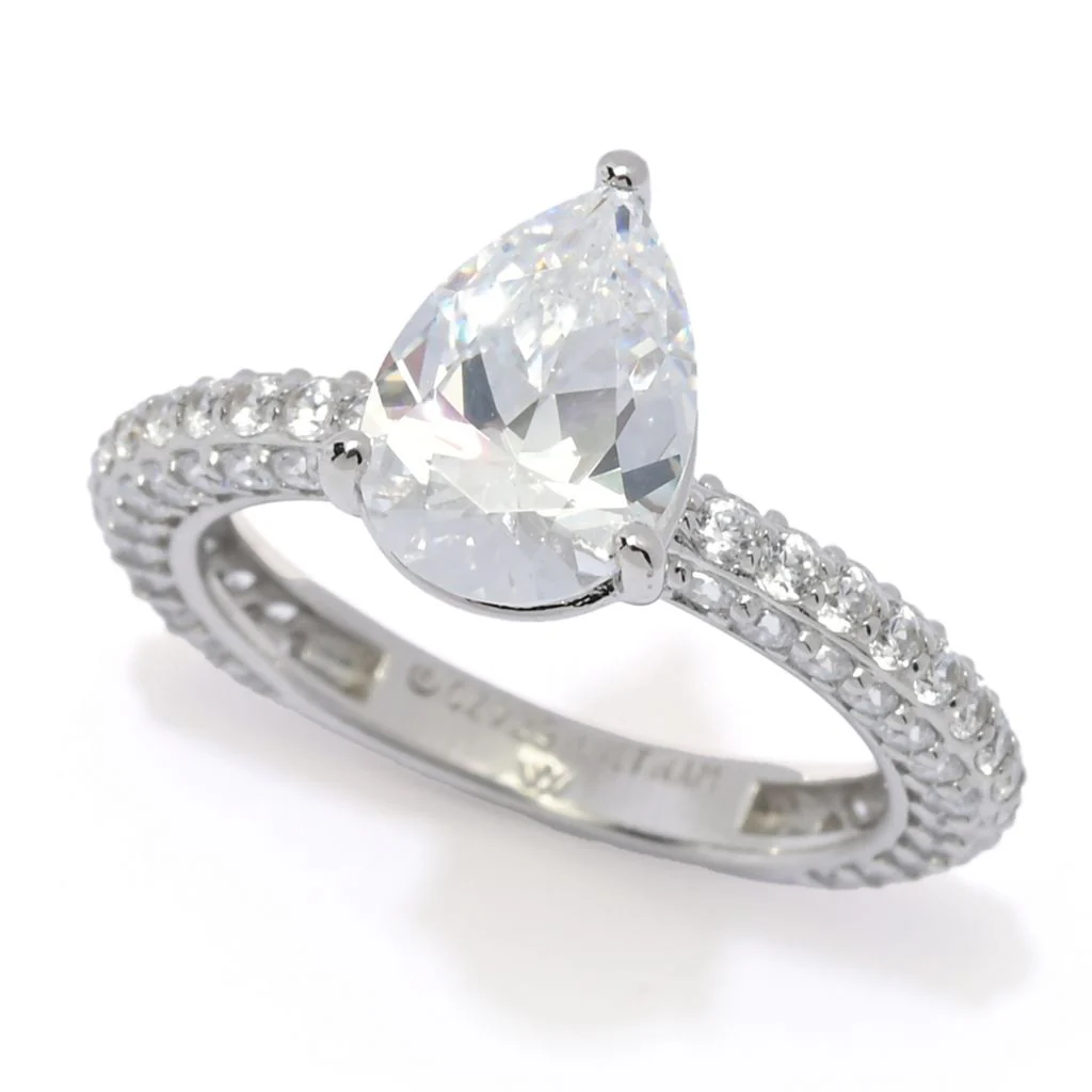 Brilliante Choice of Shape Simulated Diamond Solitaire Ring - Image 4