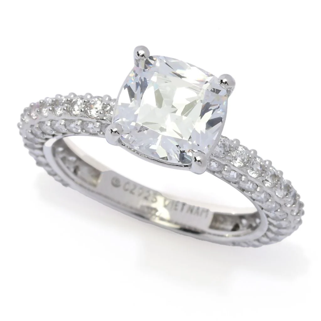 Brilliante Choice of Shape Simulated Diamond Solitaire Ring - Image 5
