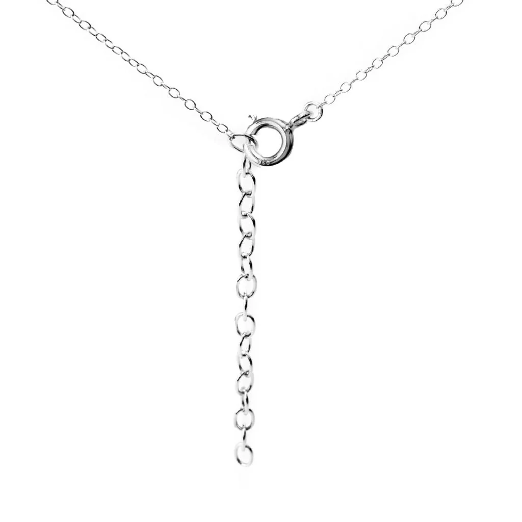 Brilliante Platinum Plated 2.54 DEW Simulated Diamond Pendant w/ Chain - Image 2