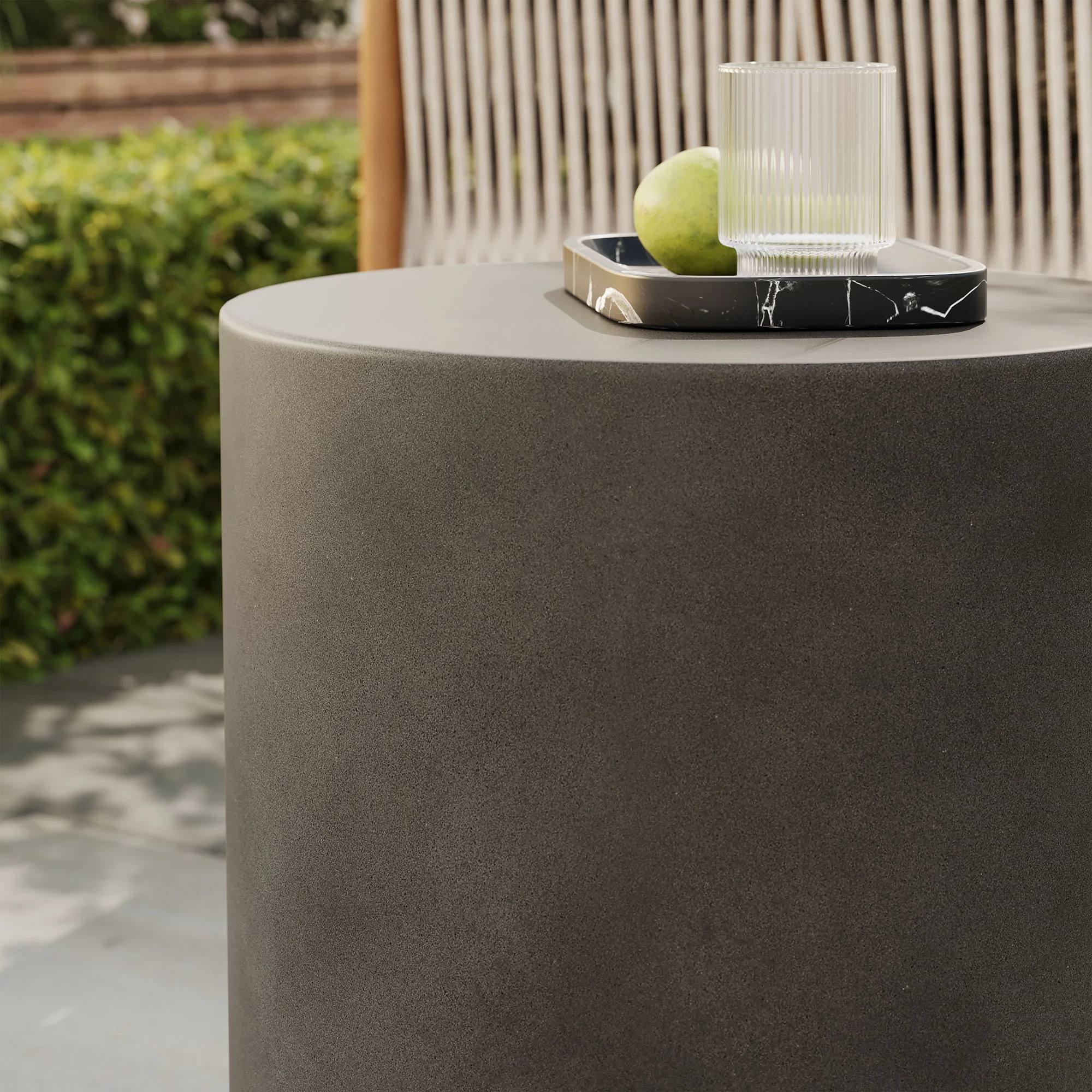 Brion Indoor-Outdoor Patio Concrete Stool by Modway - Image 7