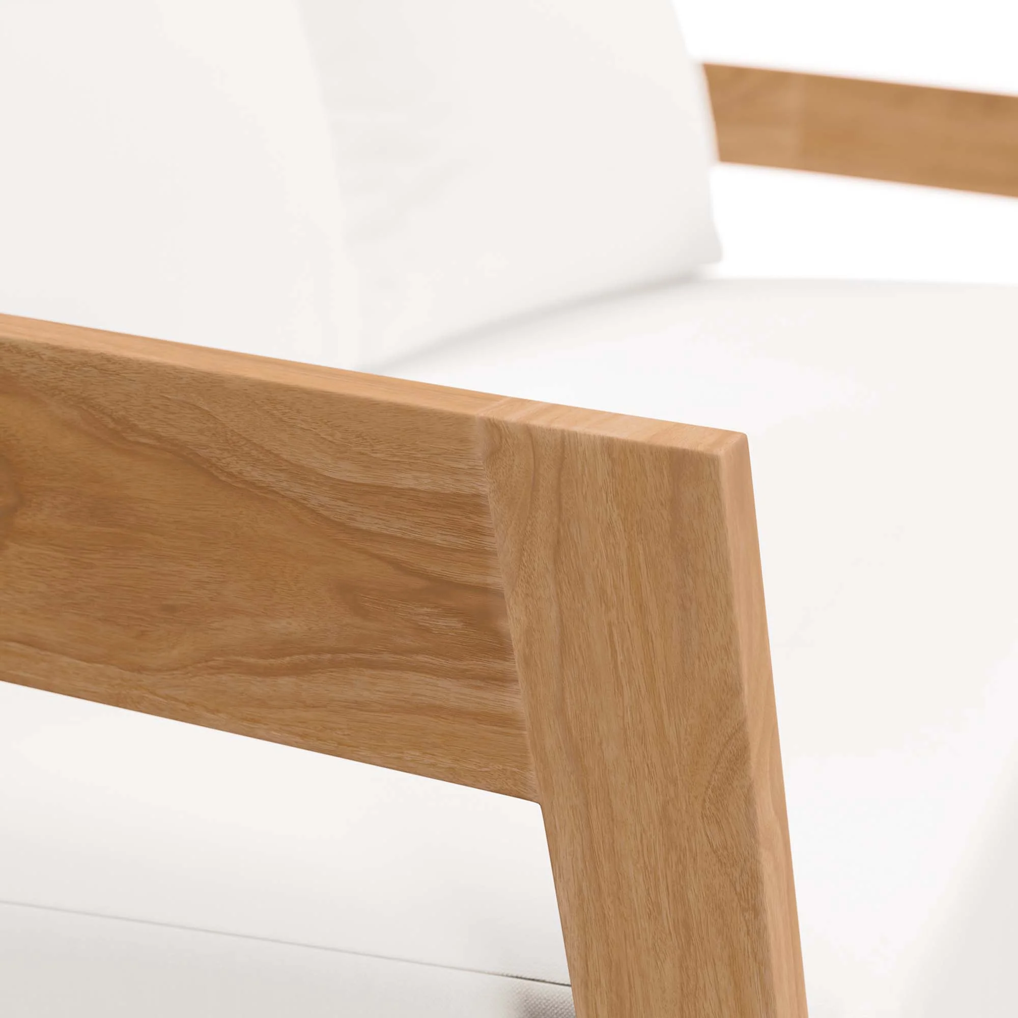 Brisbane Teak Wood Outdoor Patio Loveseat by Modway - Image 10