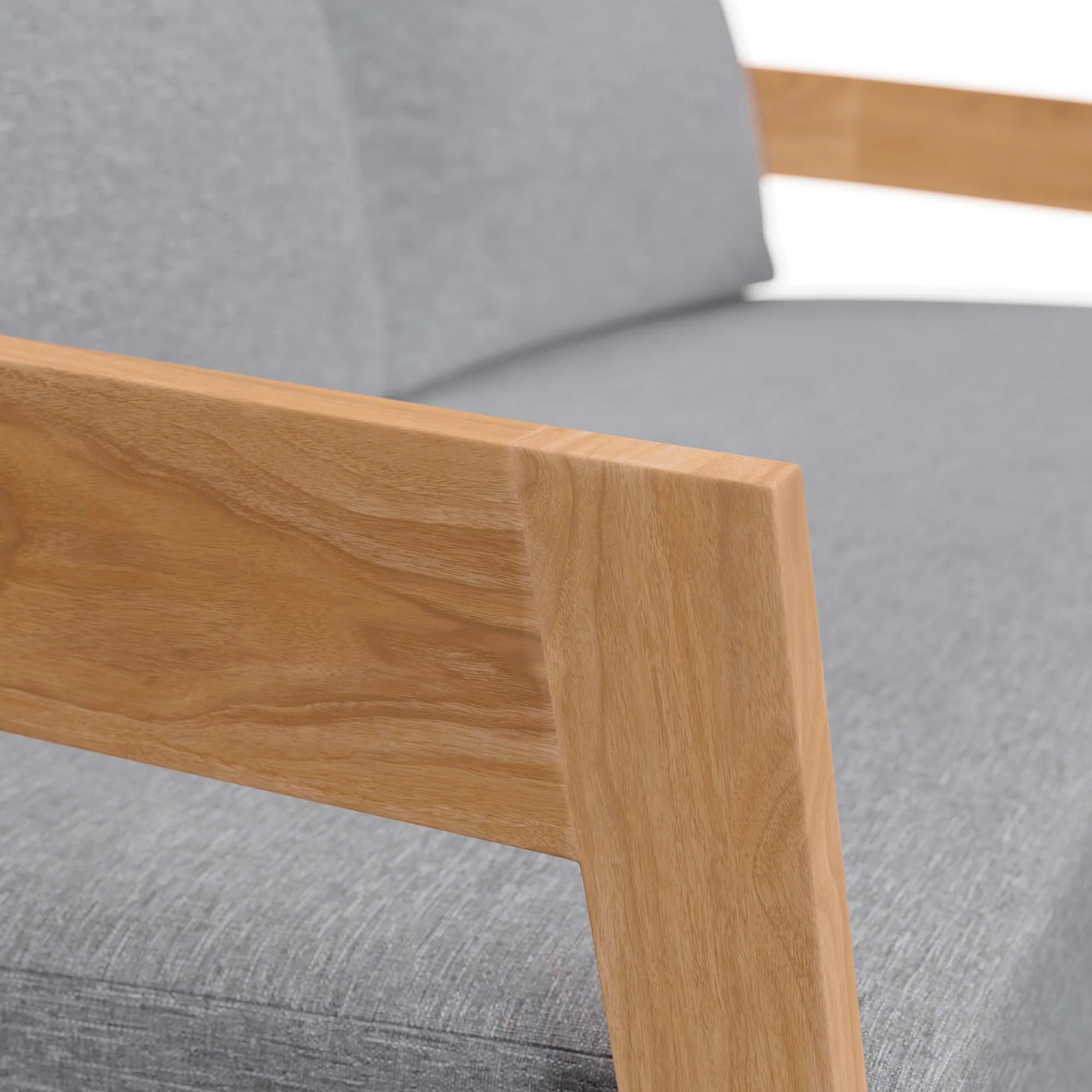 Brisbane Teak Wood Outdoor Patio Loveseat by Modway - Image 11