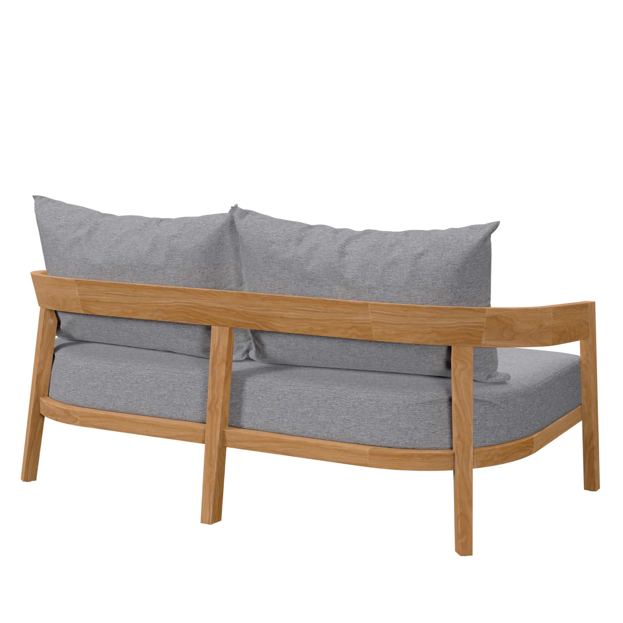 Brisbane Teak Wood Outdoor Patio Loveseat by Modway - Image 15